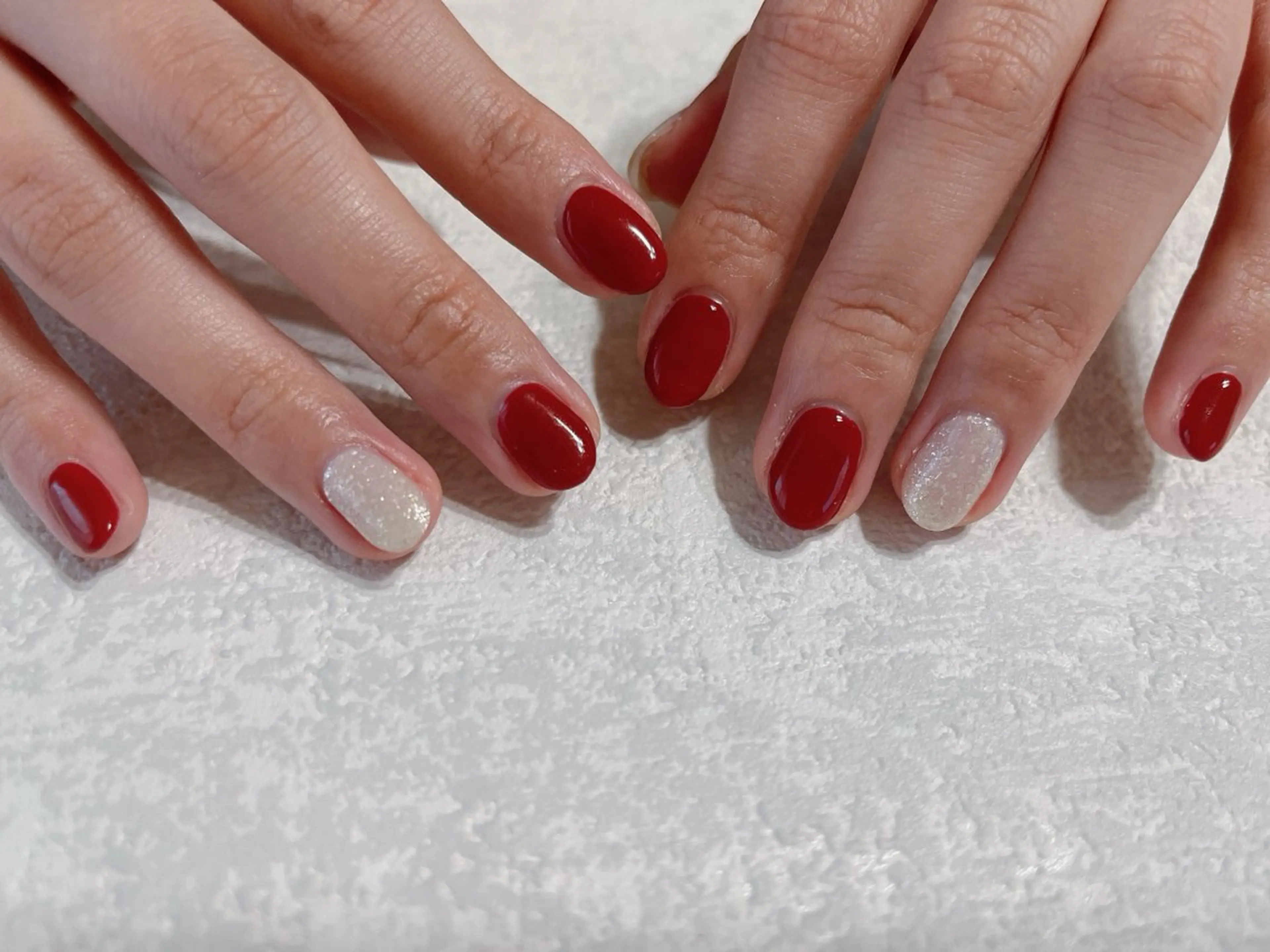 ネイル 冬ネイル クリスマス kikinail 溝の口のネイルデザイン