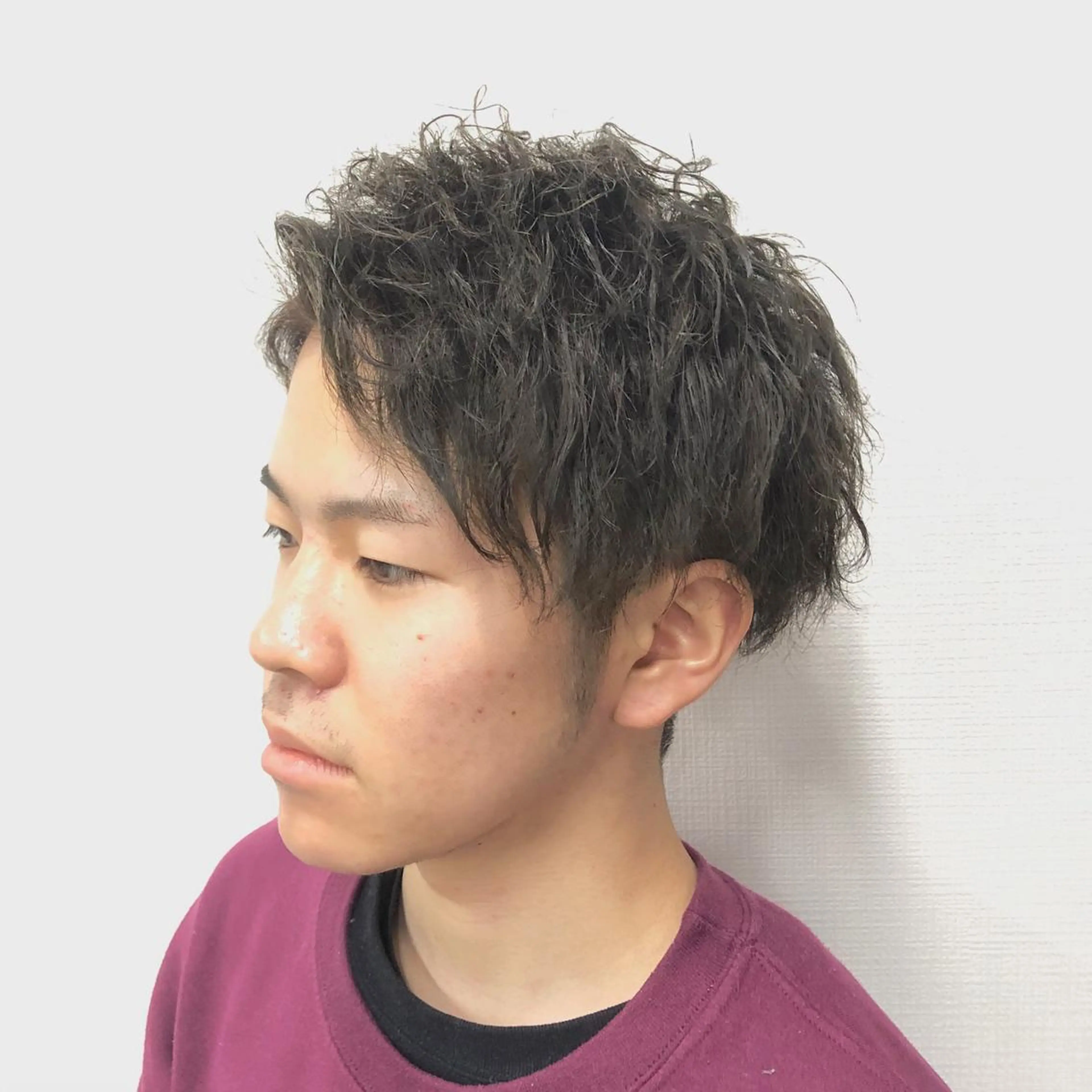 ショート パーマ メンズ メンズパーマ メンズショート メンズツイストパーマ ショートヘア ツイストパーマ RAIA💎ケア ブリーチ＆パーマ💎のヘアスタイル