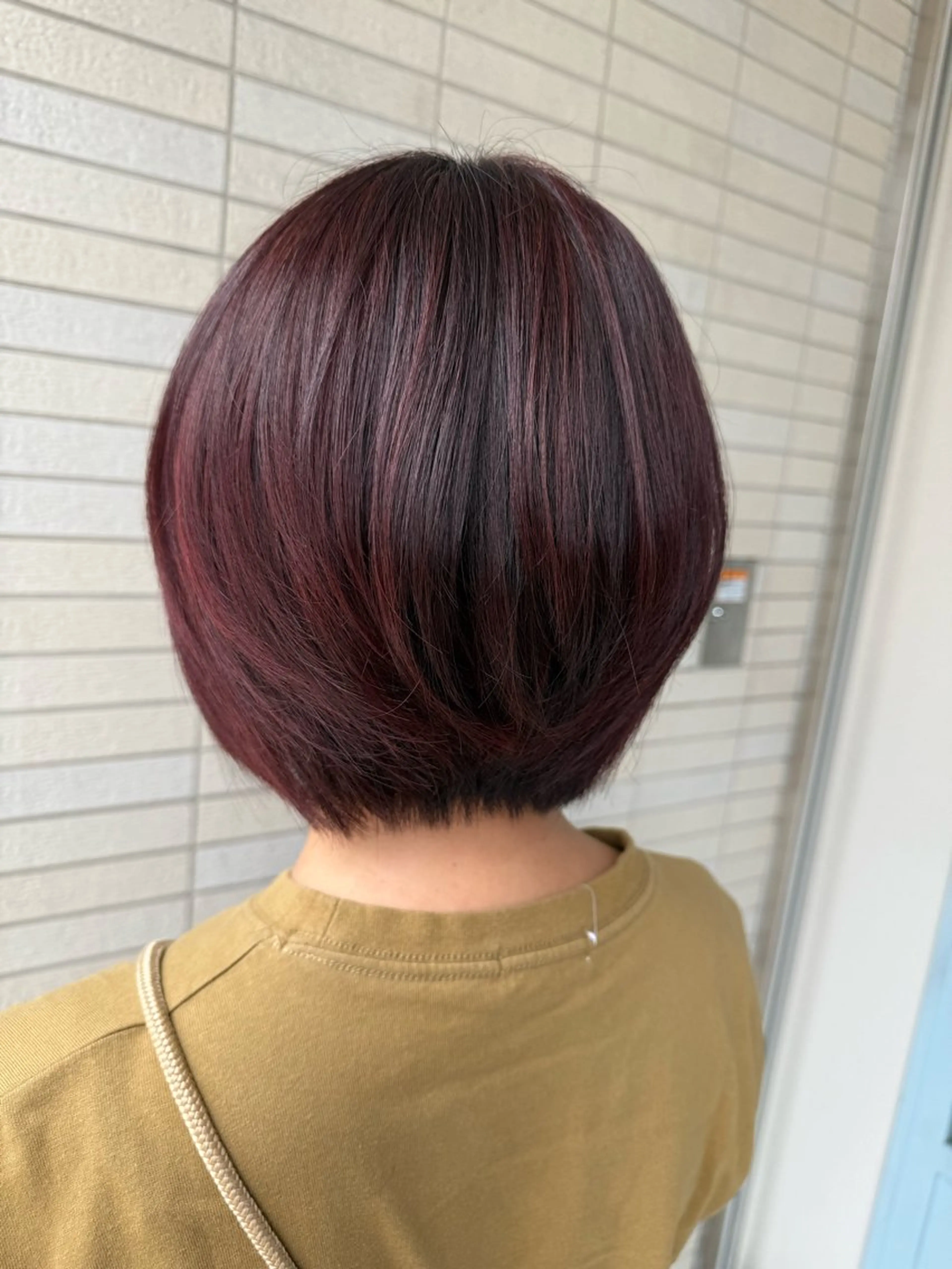 ショート カラー ヘアカラー こだわり艶カラー ♡chisato♡のヘアスタイル