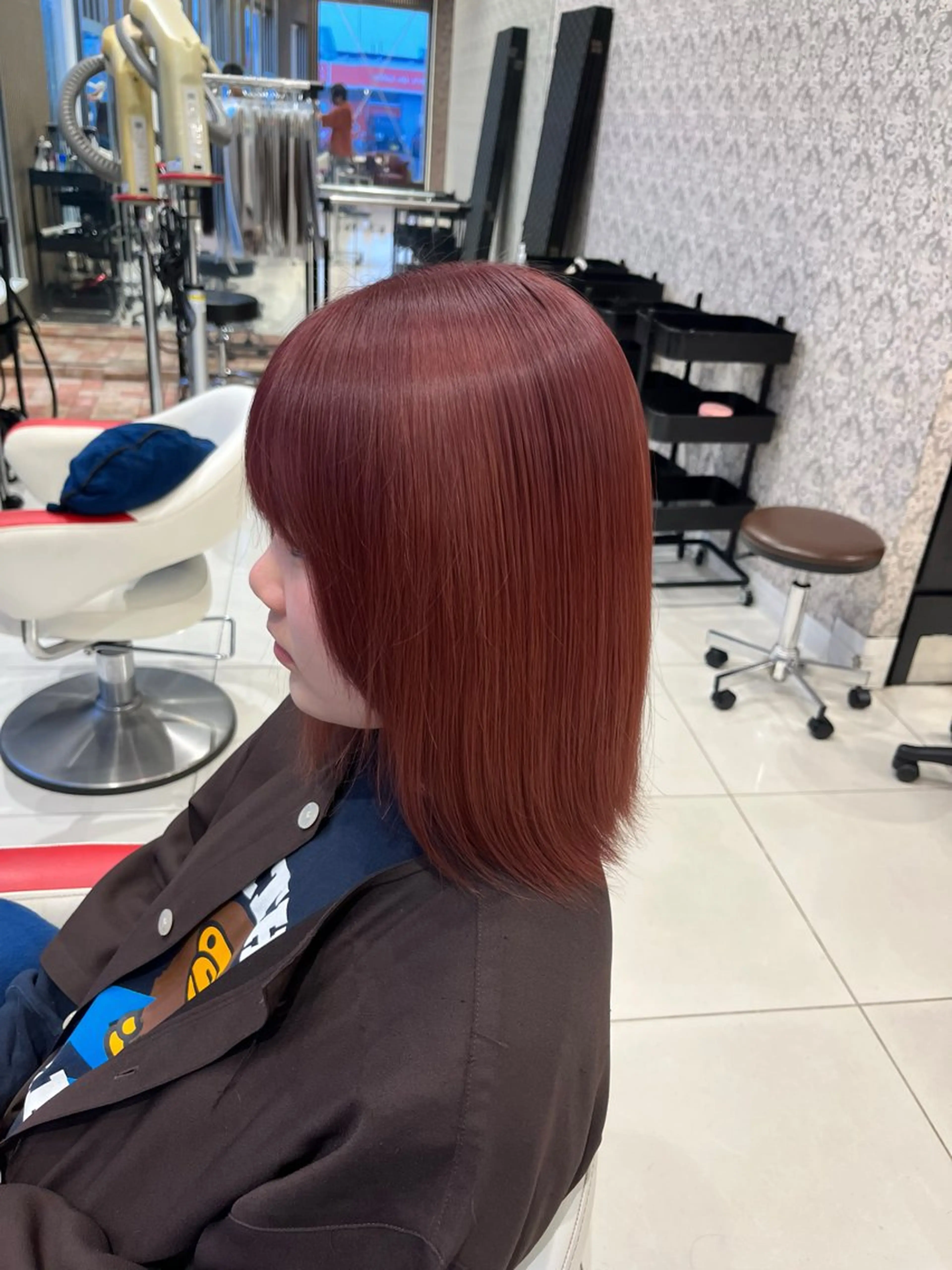 カラー カット ヘアカラー ブリーチ/暖色カラー 宮城陽日のヘアスタイル