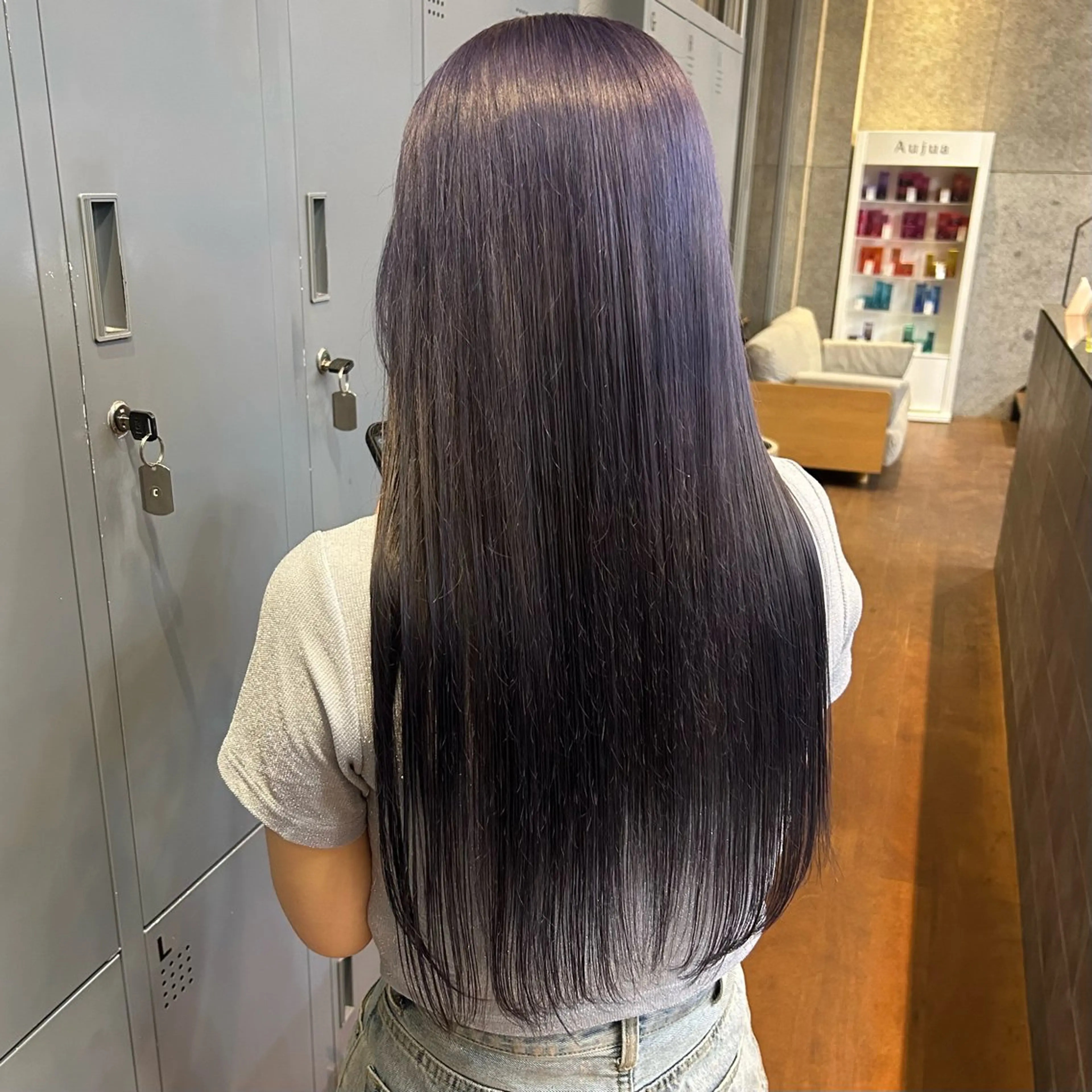 🎨カラー後もツヤ続く🫧ケア剤トリートメント付き🎁【ダブルカラー＋3stepトリートメント】の写真