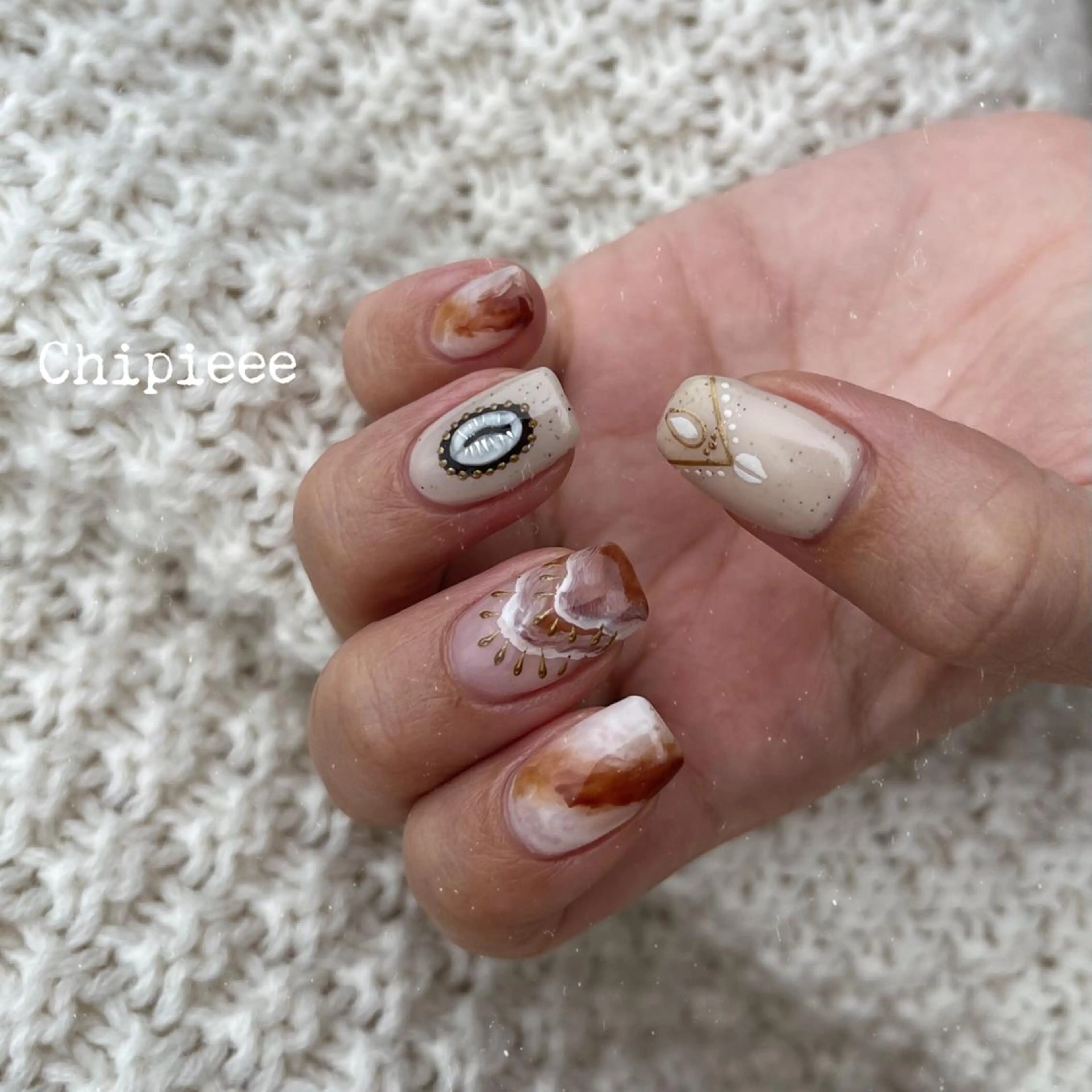 ネイル ハンドネイル Chipieee MIRAIのネイルデザイン