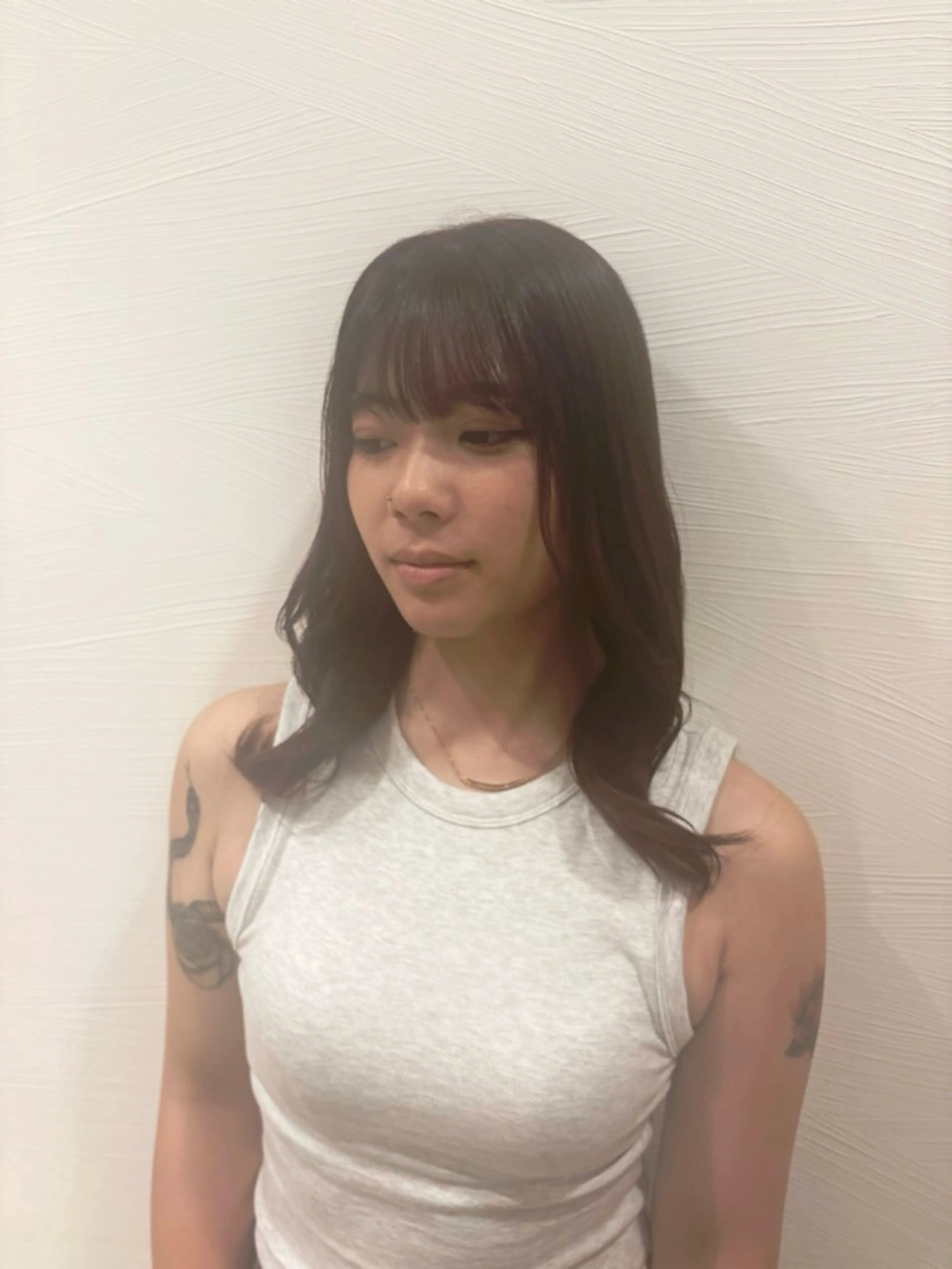 ミディアム カラー MAI🌸 韓国風style🫧のヘアスタイル