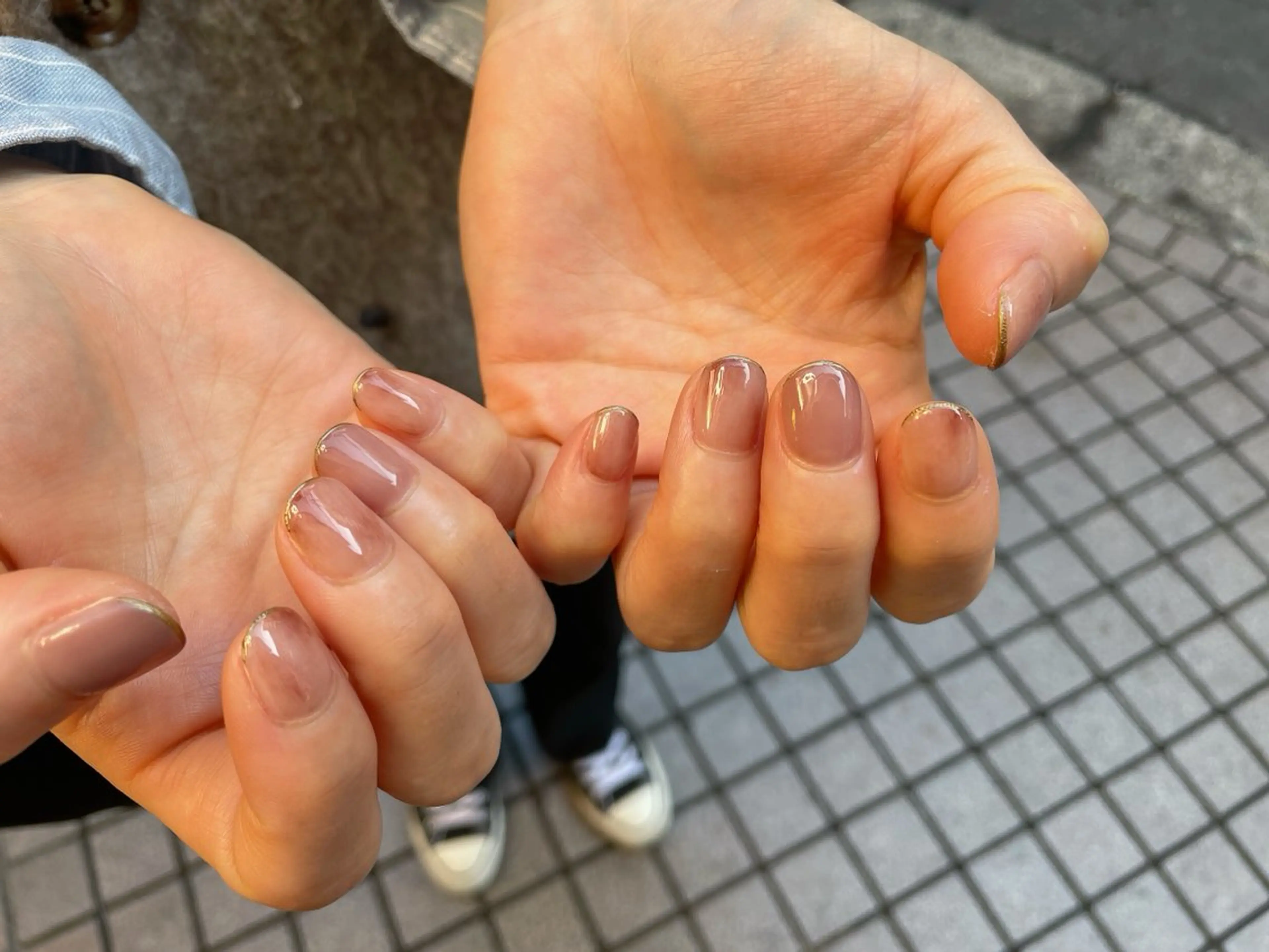 ネイル オーロラネイル フラワーネイル ジェルネイル ハート マグネットネイル nailroom OHANA🌴のネイルデザイン