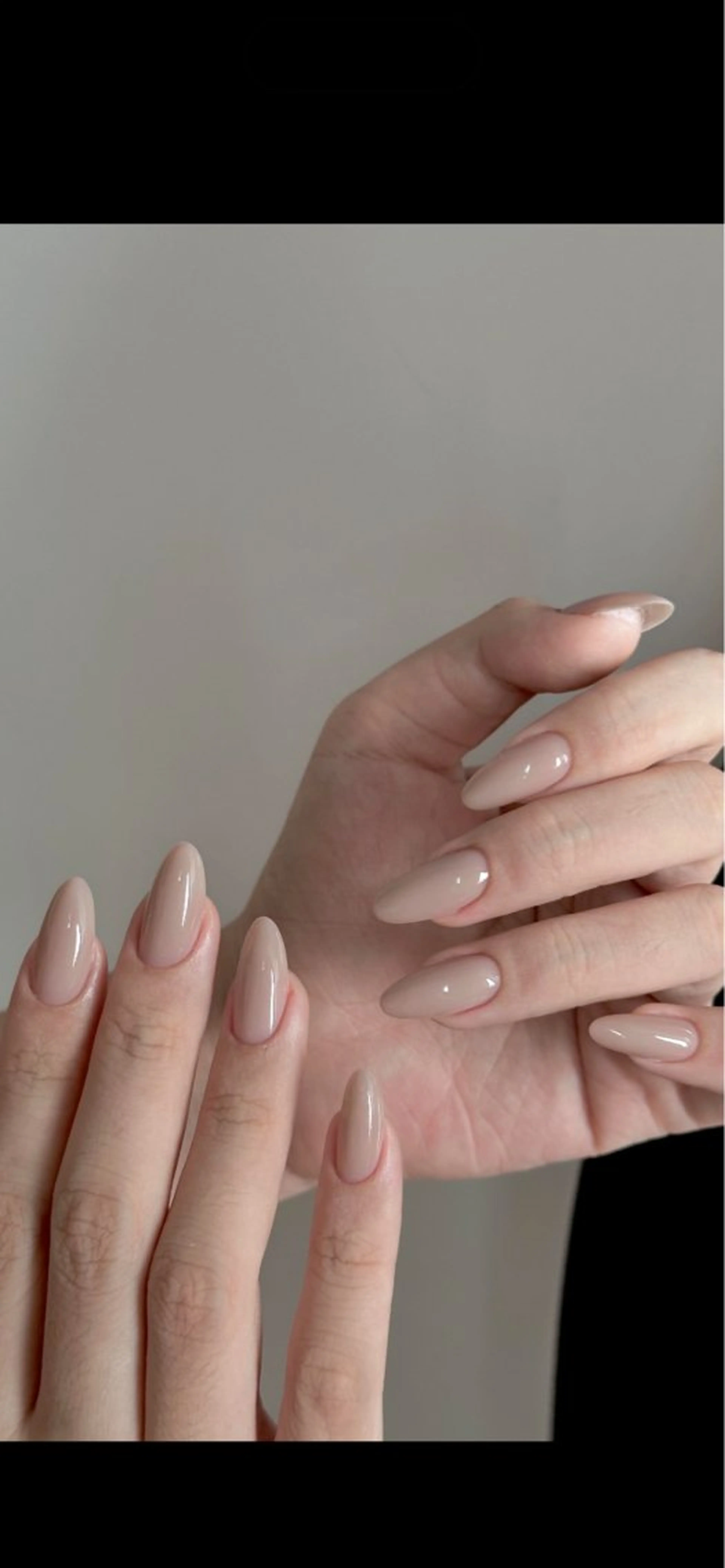 ＜チップ長さ出し＞ワンカラー【オフ無し】の写真