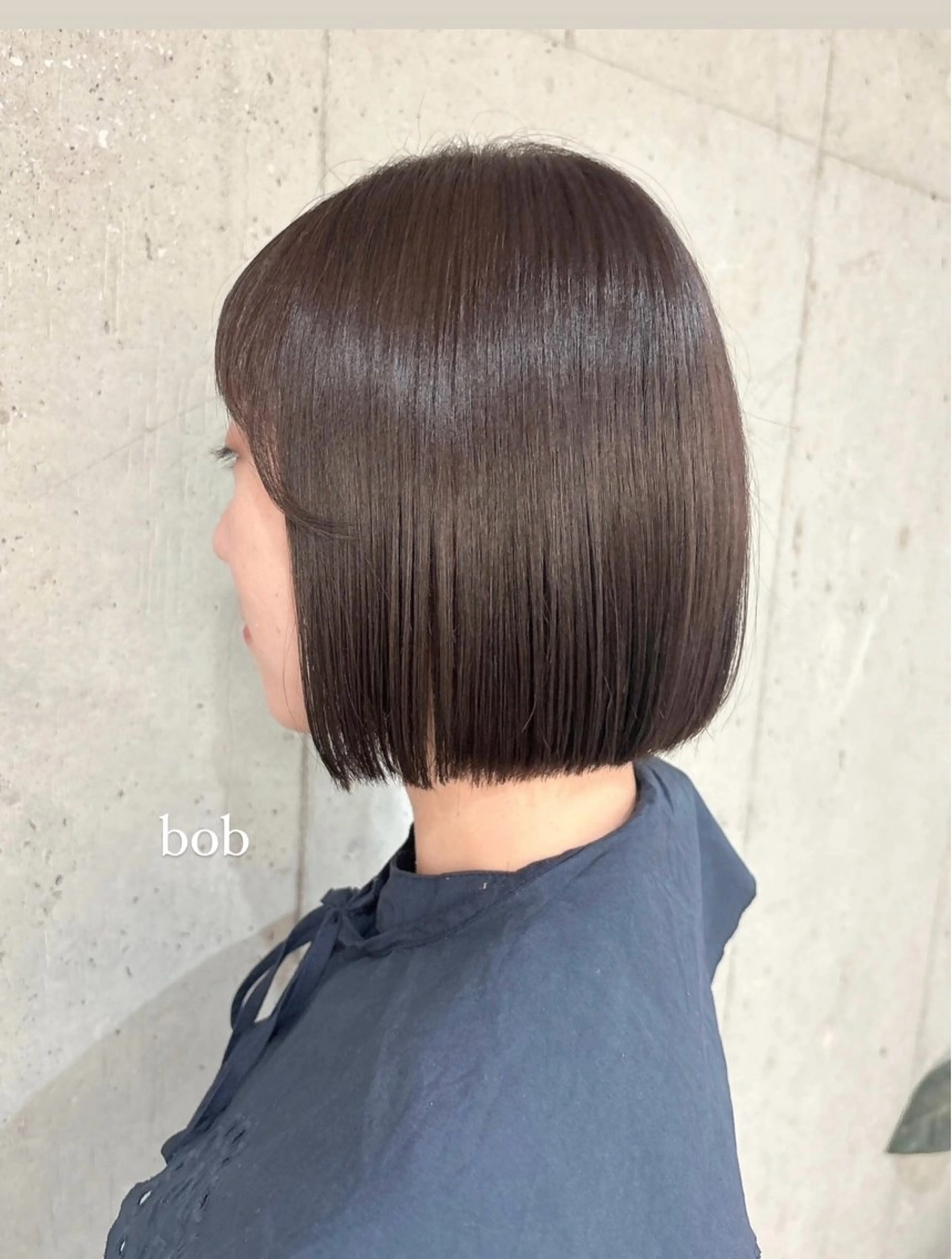 ショート カラー 透明感カラー ボブ デザインカット 顔周りカット カット ヘアカラー トリートメント 阿部 響香のヘアスタイル