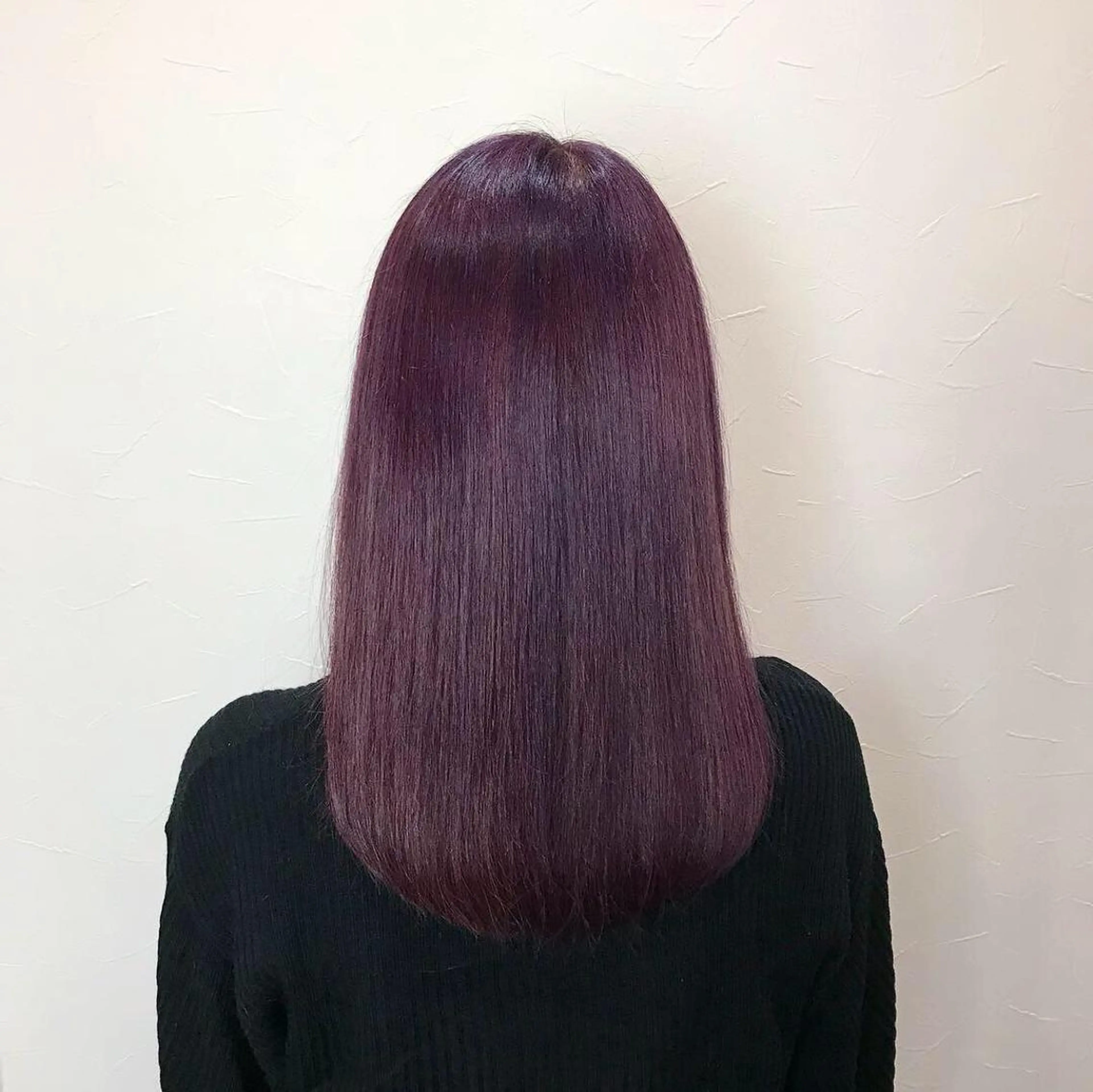 セミロング カラー ブリーチ ラベンダーカラー ピンクカラー ピンクラベンダー ヘアカラー 今野 美栄のヘアスタイル