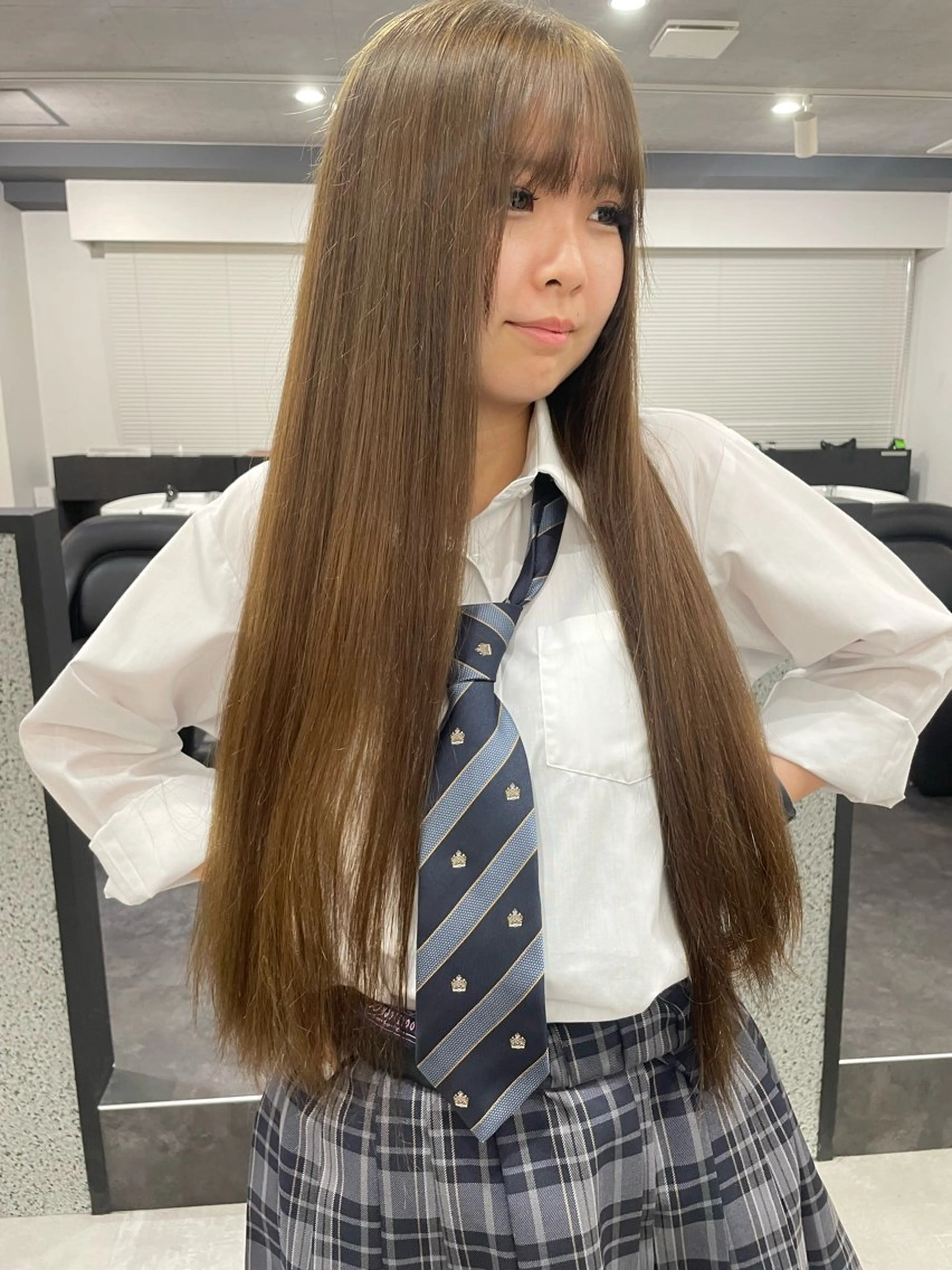 カラー ヘアカラー トリートメント うる艶/ガーリー♡ 🎀hina🎀のヘアスタイル