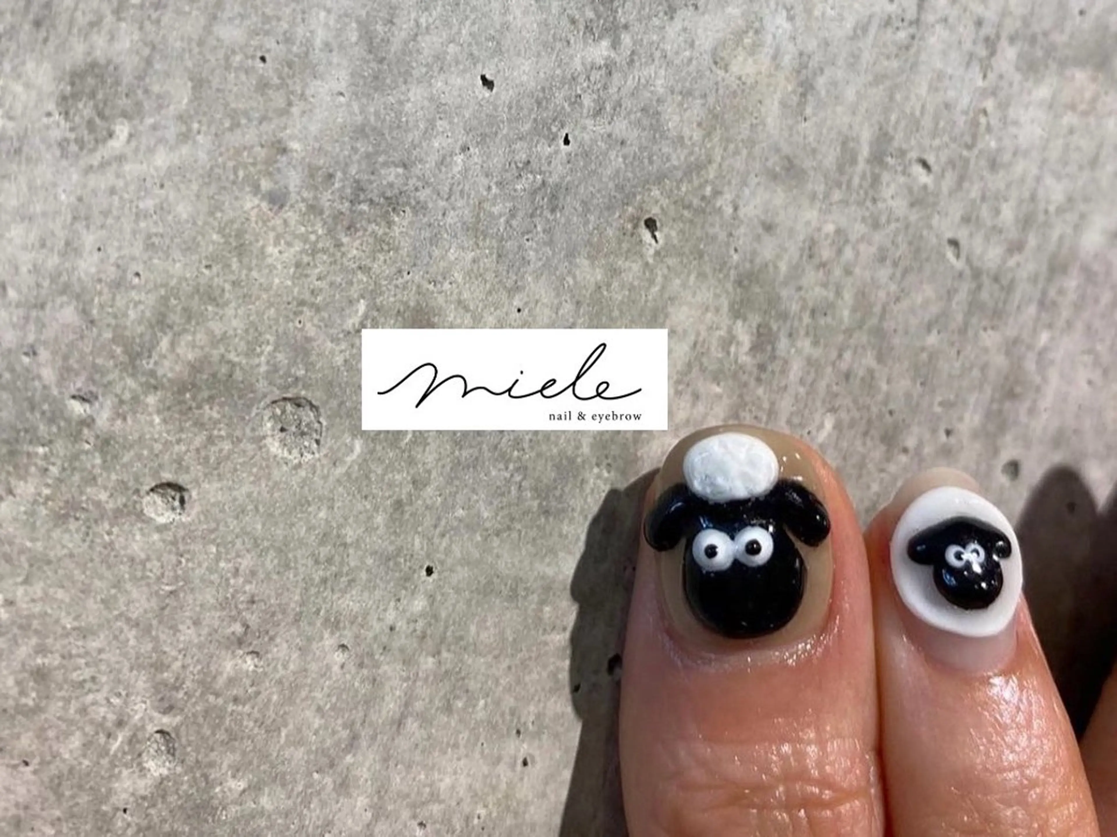 ネイル ハンドネイル miele【ミエレ】 海外シンプルデザインのネイルデザイン