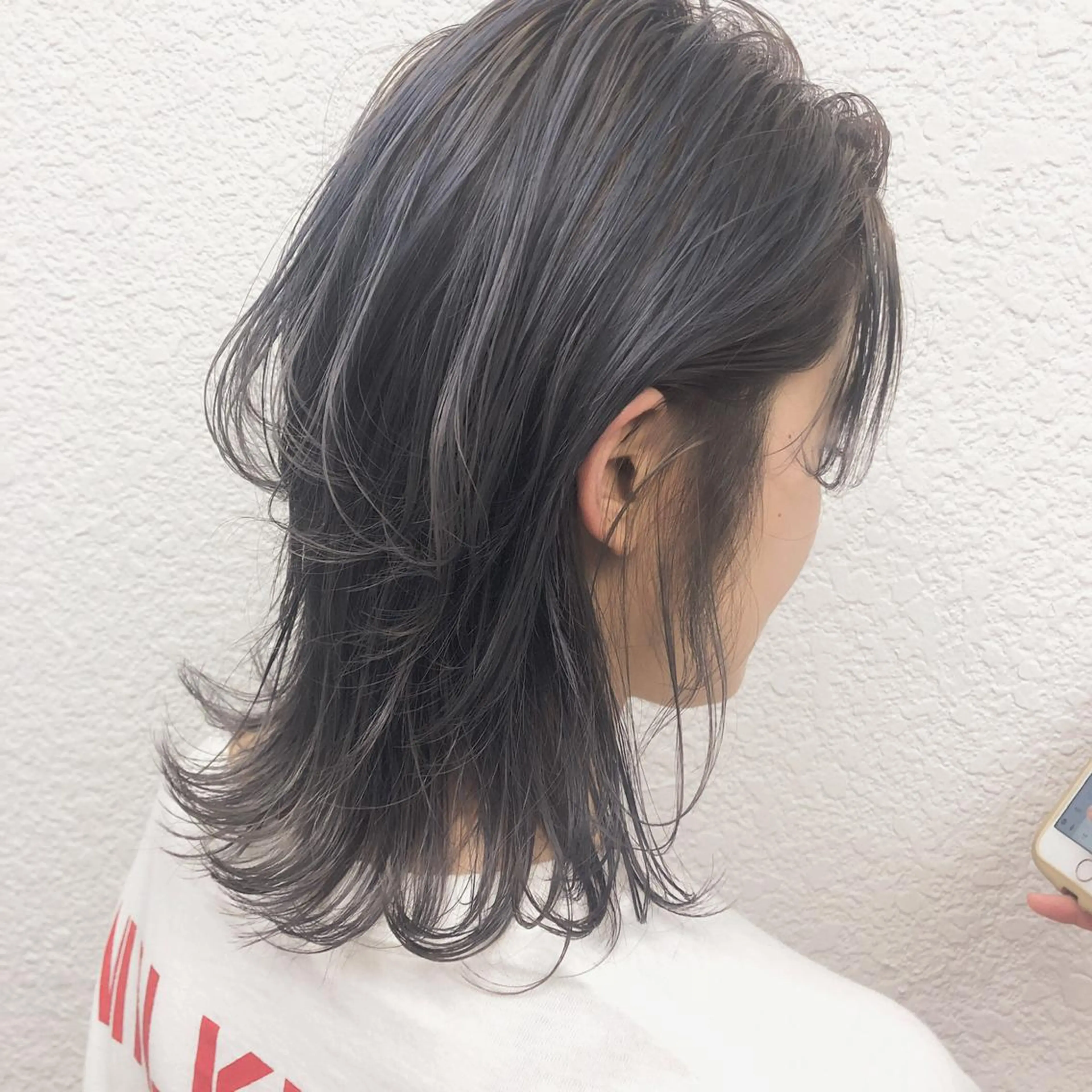 ミディアム カラー 新宿/レイヤー特化 韓国ヘア/海外ヘアのヘアスタイル