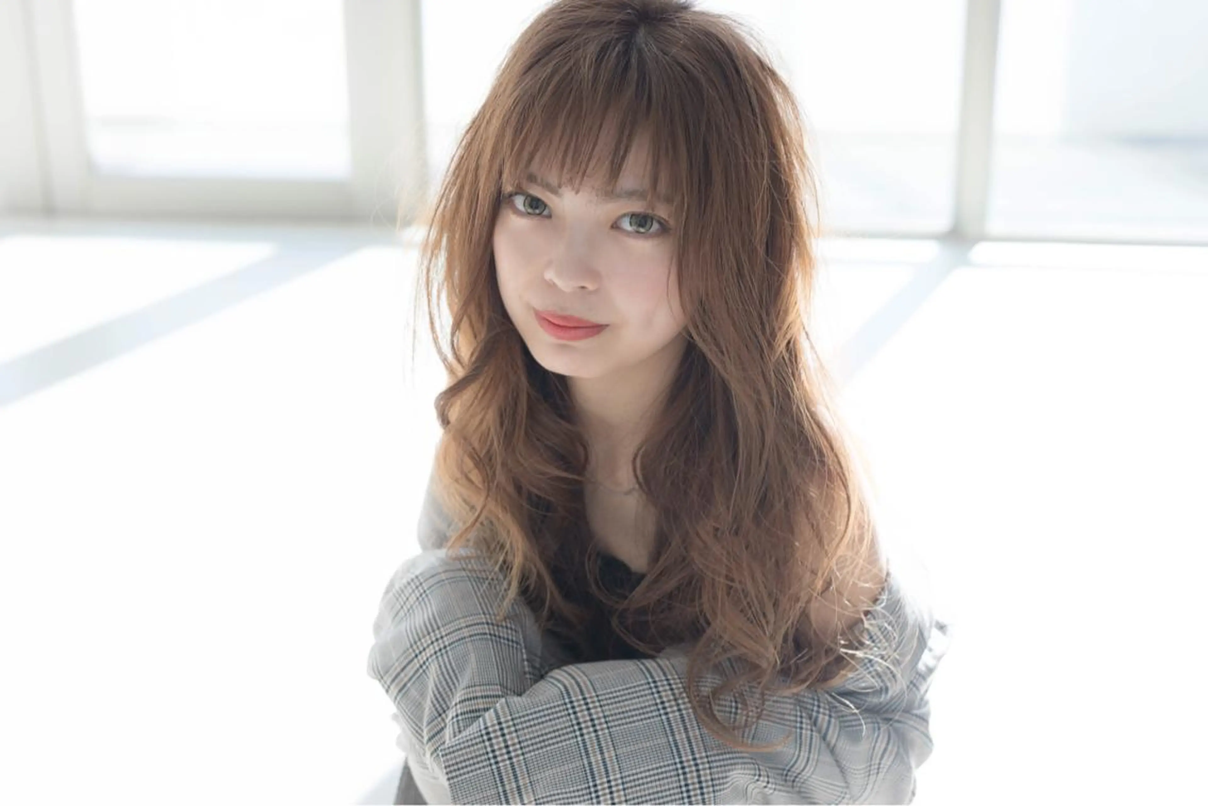 ロング カラー 小野 和摩のヘアスタイル