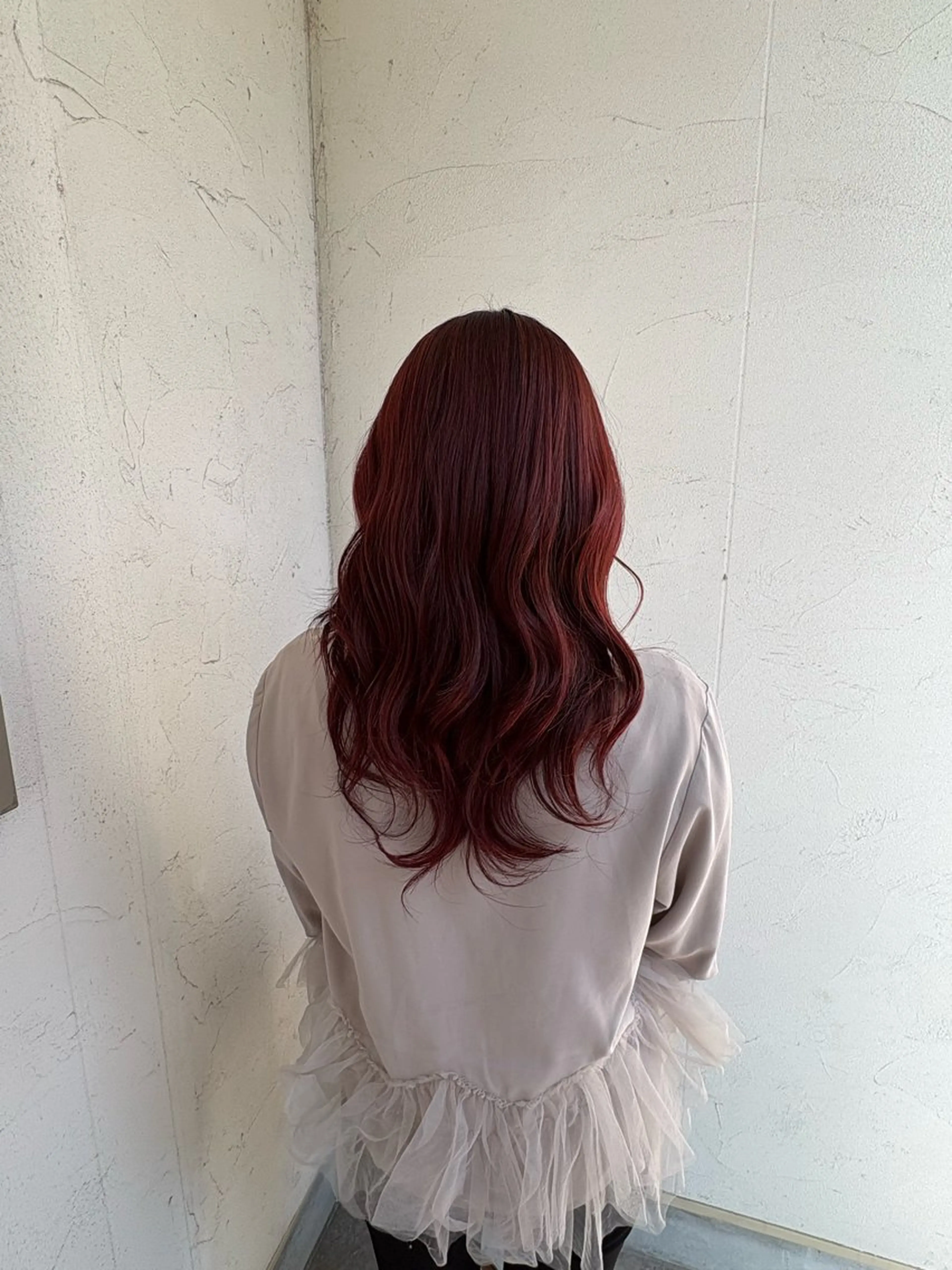 ロング カラー 加藤 七夕奈のヘアスタイル