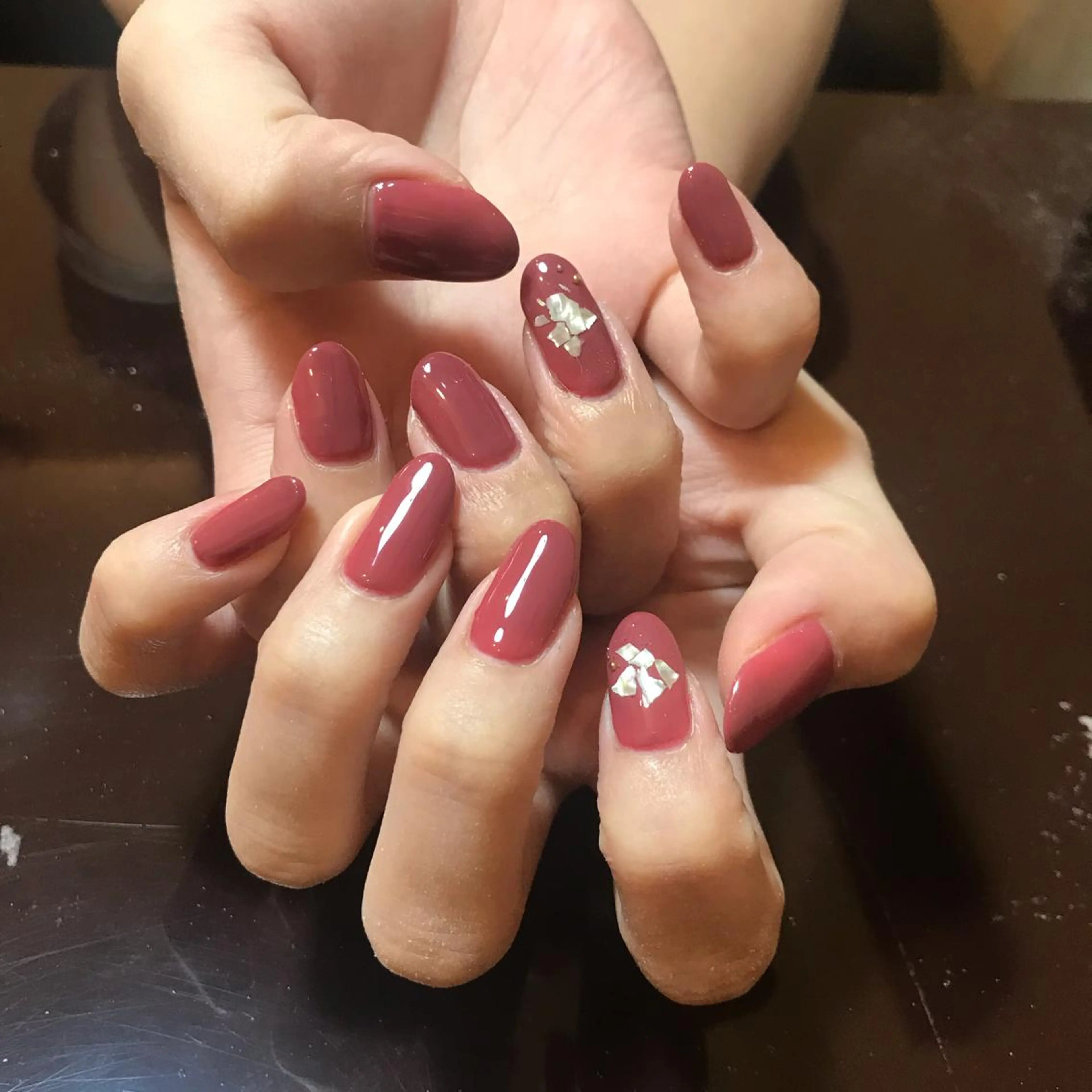 ネイル ワンカラーネイル Nagashima    Kのネイルデザイン