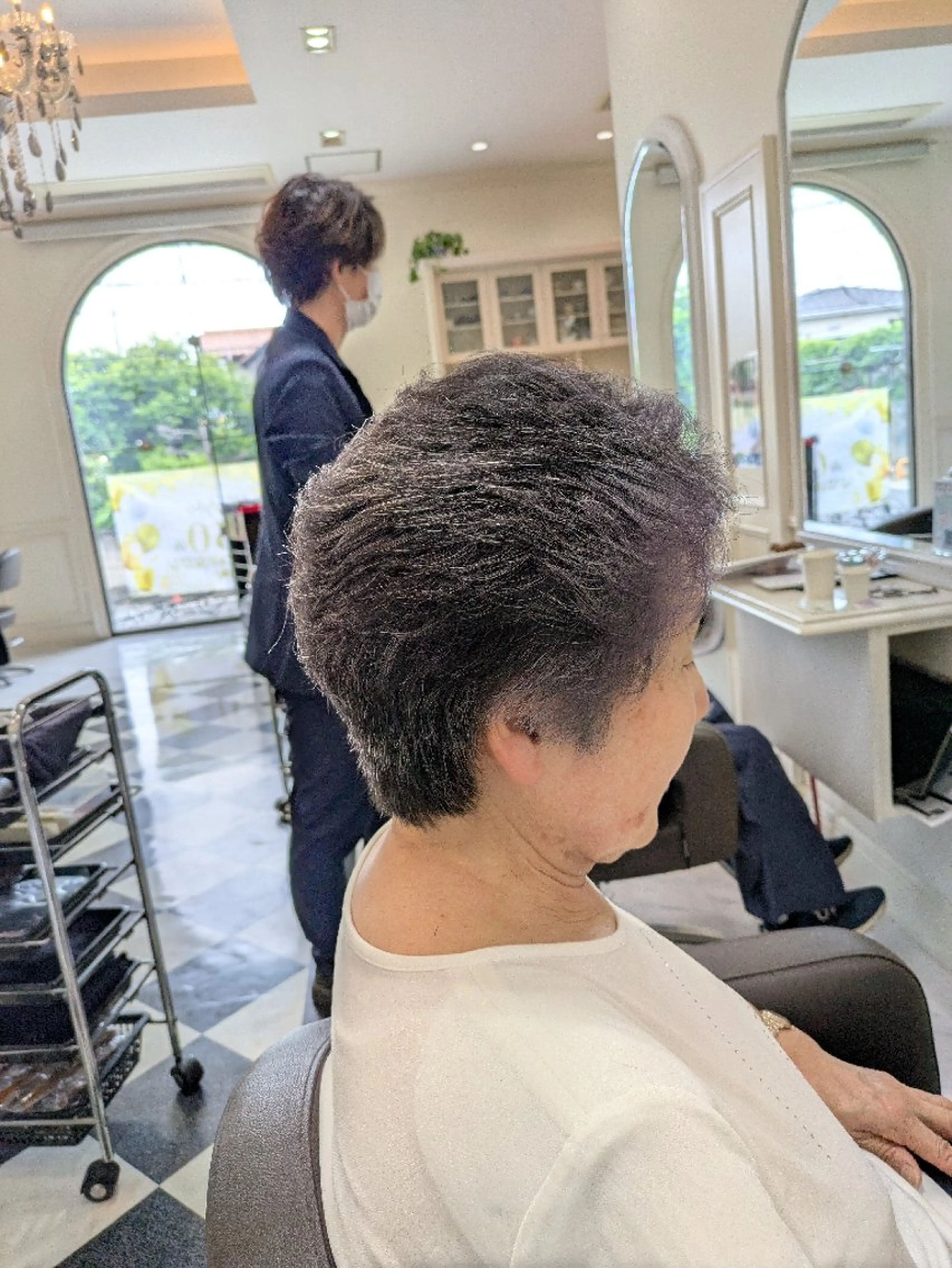 ショート パーマ Salon de with根本博史のヘアスタイル
