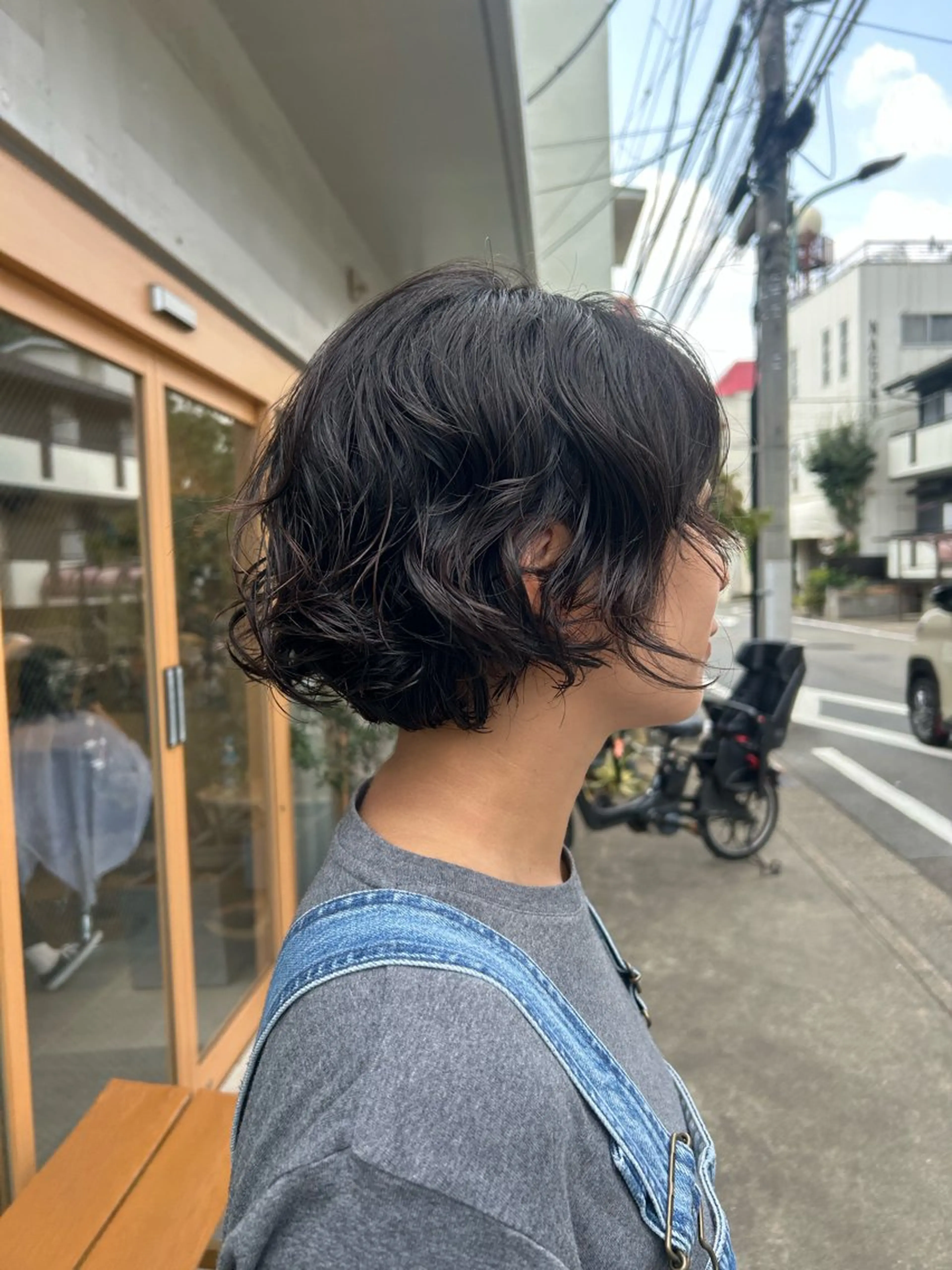 ショート パーマ ♦︎レイヤー/ボブ/ ショート/明梨♦︎のヘアスタイル