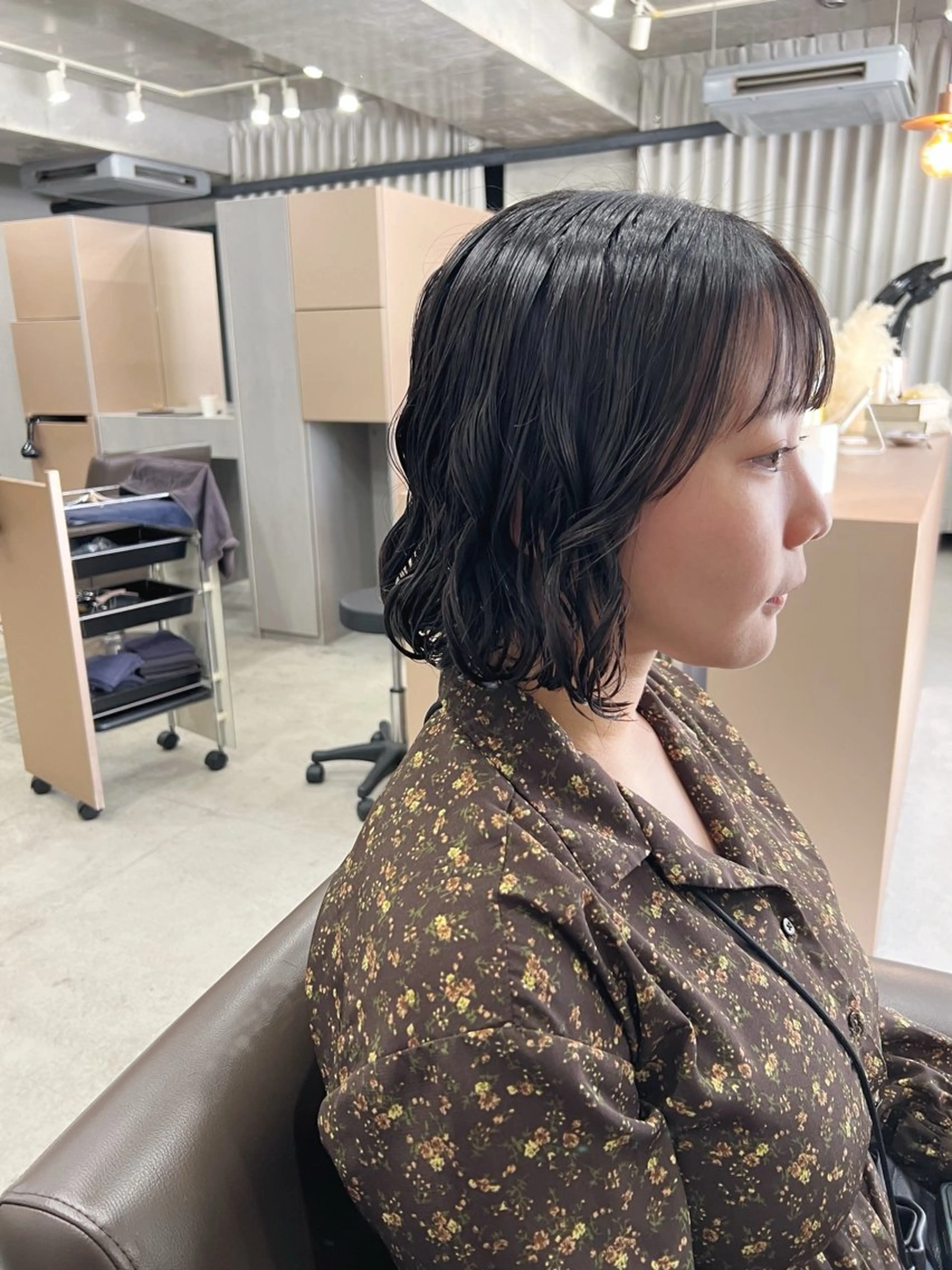 パーマ ボブパーマコテ巻き風 パーマNo1深江秀平のヘアスタイル