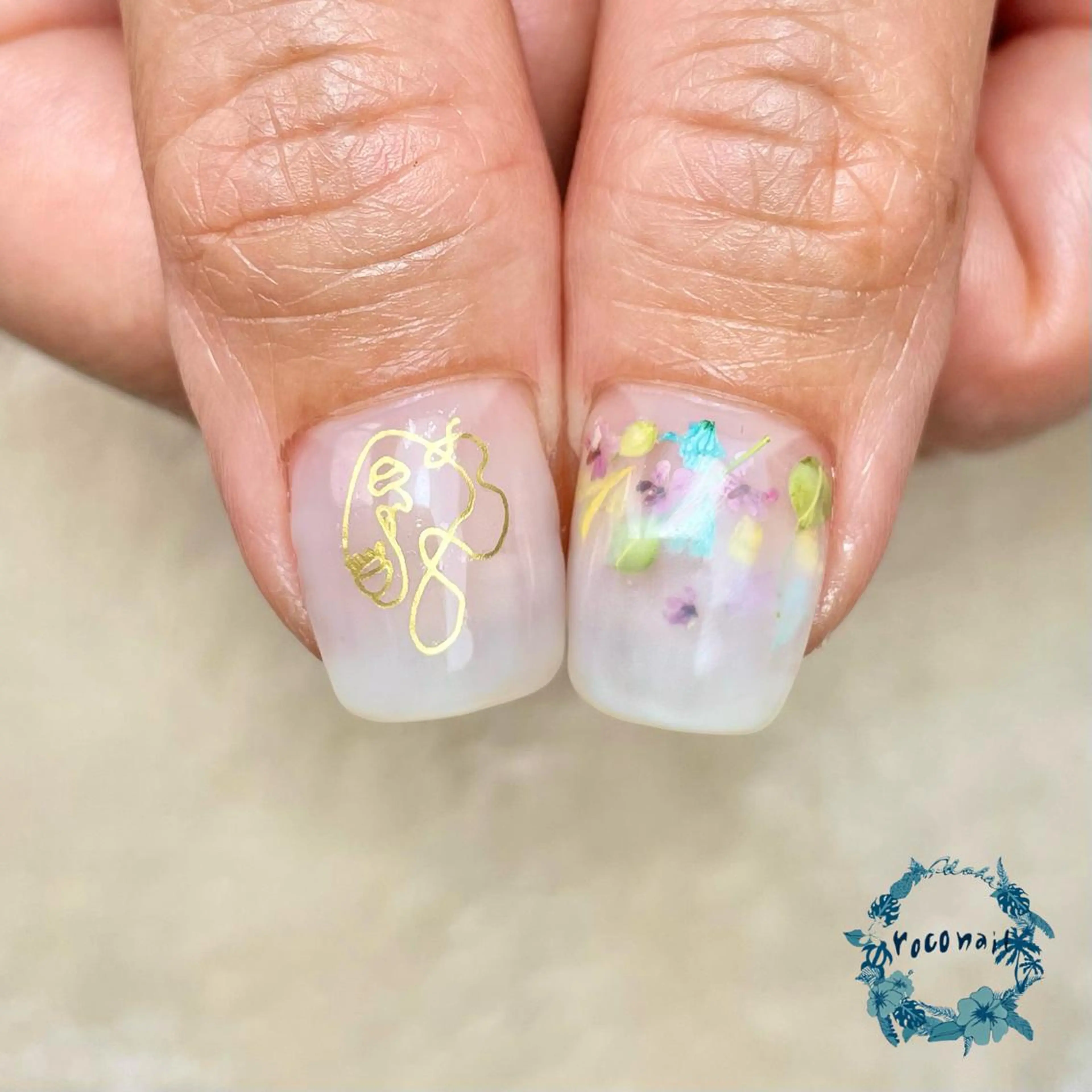 ネイル ハンドネイル roconail ヒロコのネイルデザイン