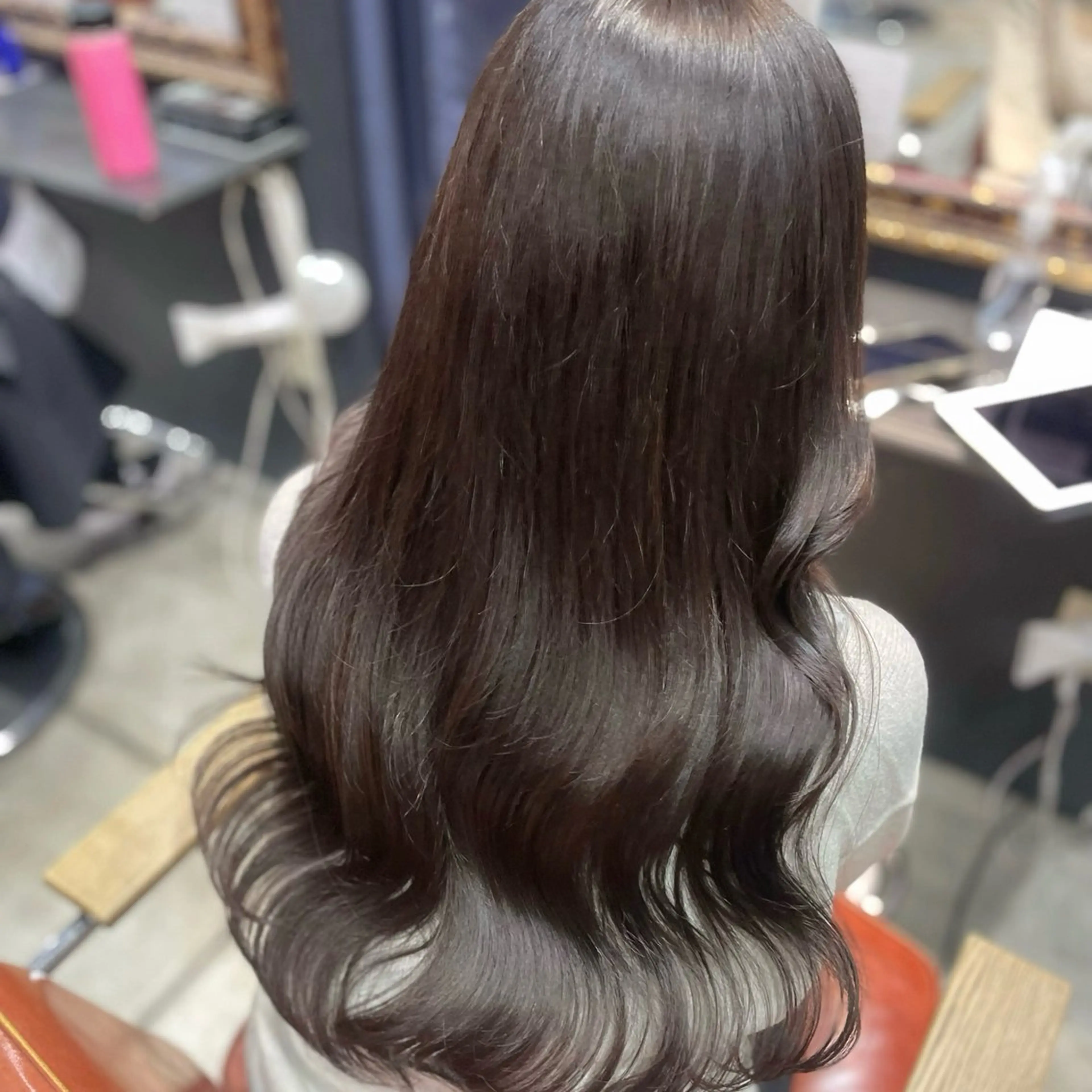 ロング 顔まわり🎀ピンク 💖ゆうなのヘアスタイル