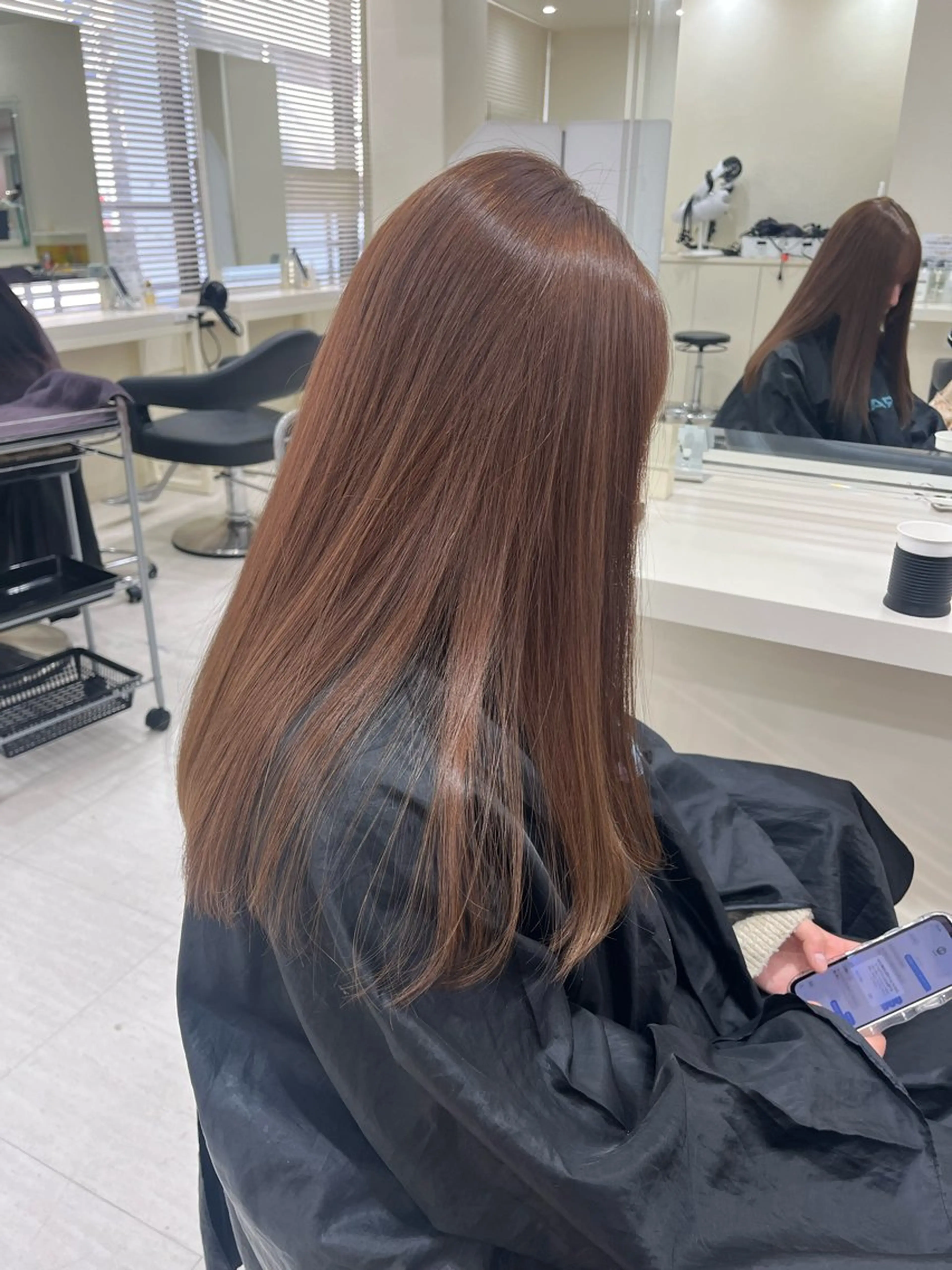 カラー ベージュカラー ブリーチ ブラウンカラー 透明感カラー ブリーチなしカラー ハイトーン/ベージュ デザイン/りくとのヘアスタイル