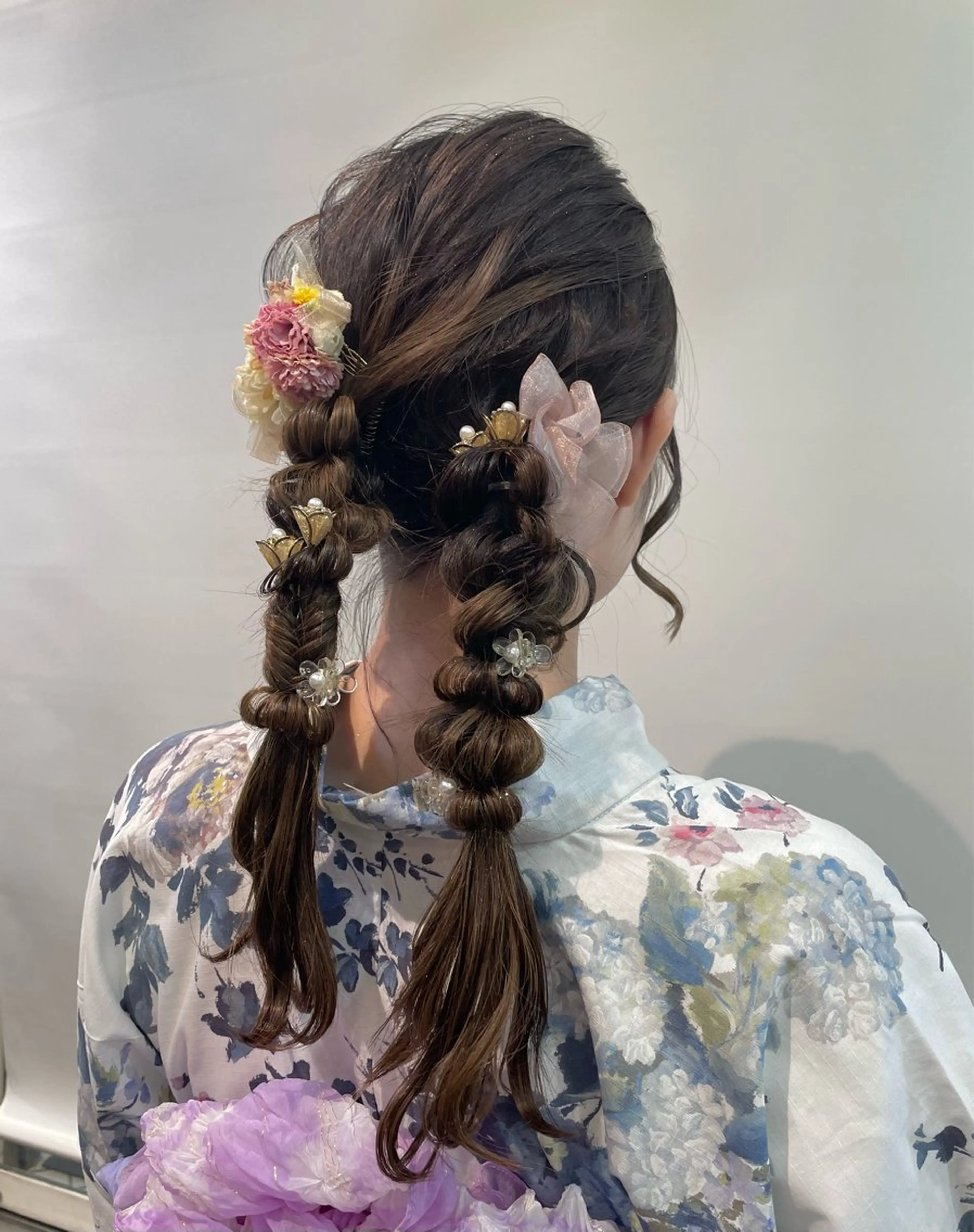 ロング ‪るか/‪透明感 カラー/アレンジのヘアスタイル