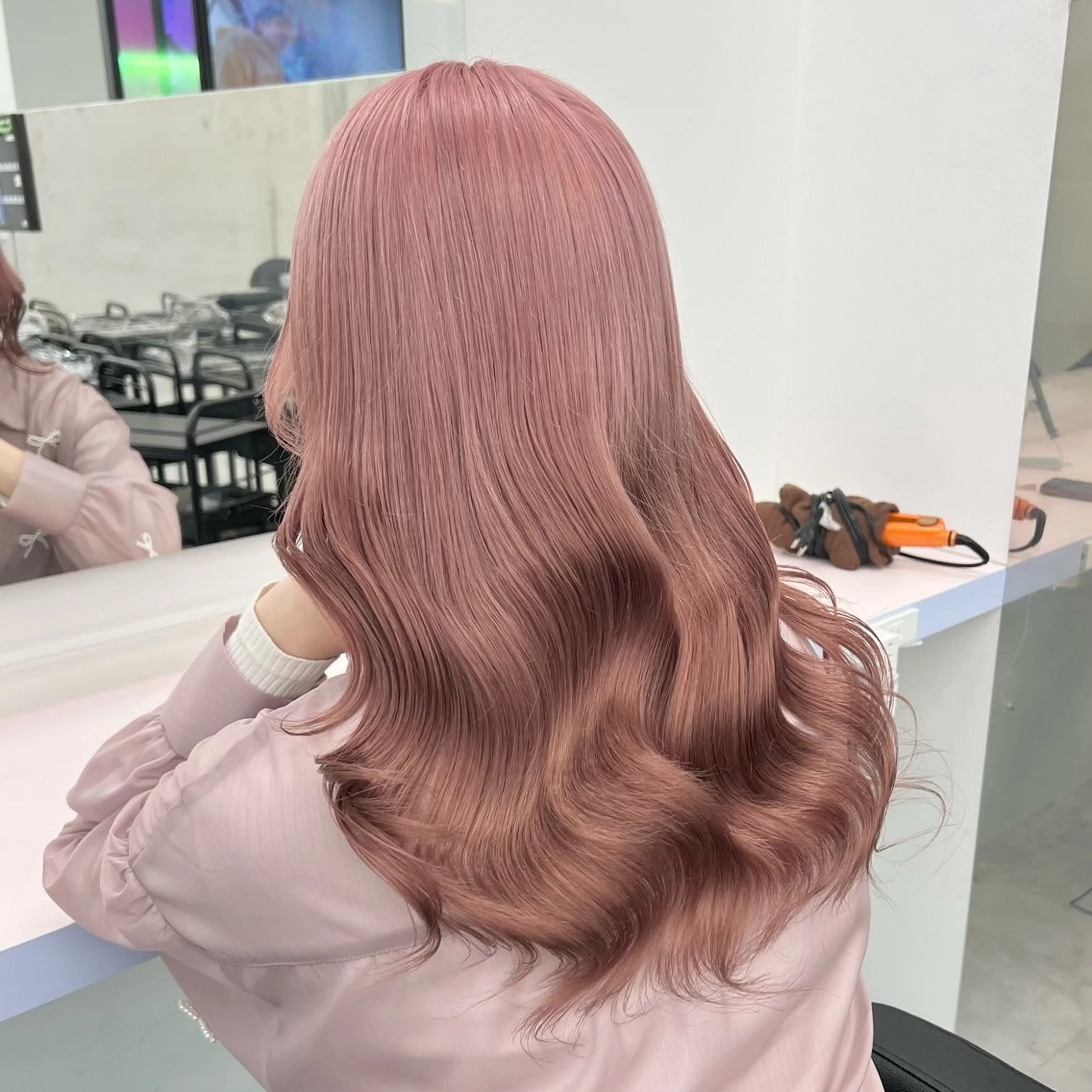 セミロング カラー 💖札幌カラー 指名No.1💖玲奈のヘアスタイル