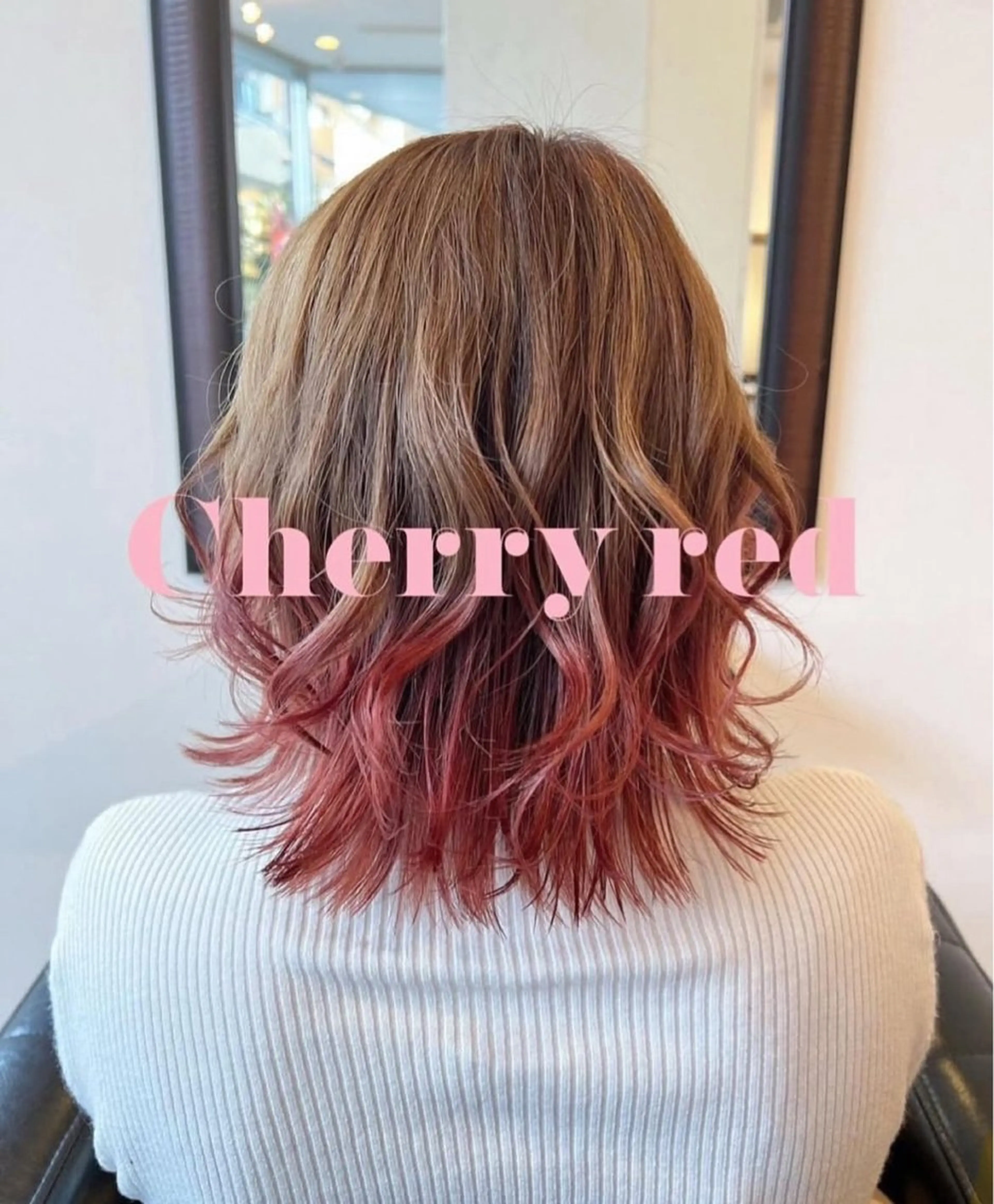 ミディアム 松谷 茜のヘアスタイル