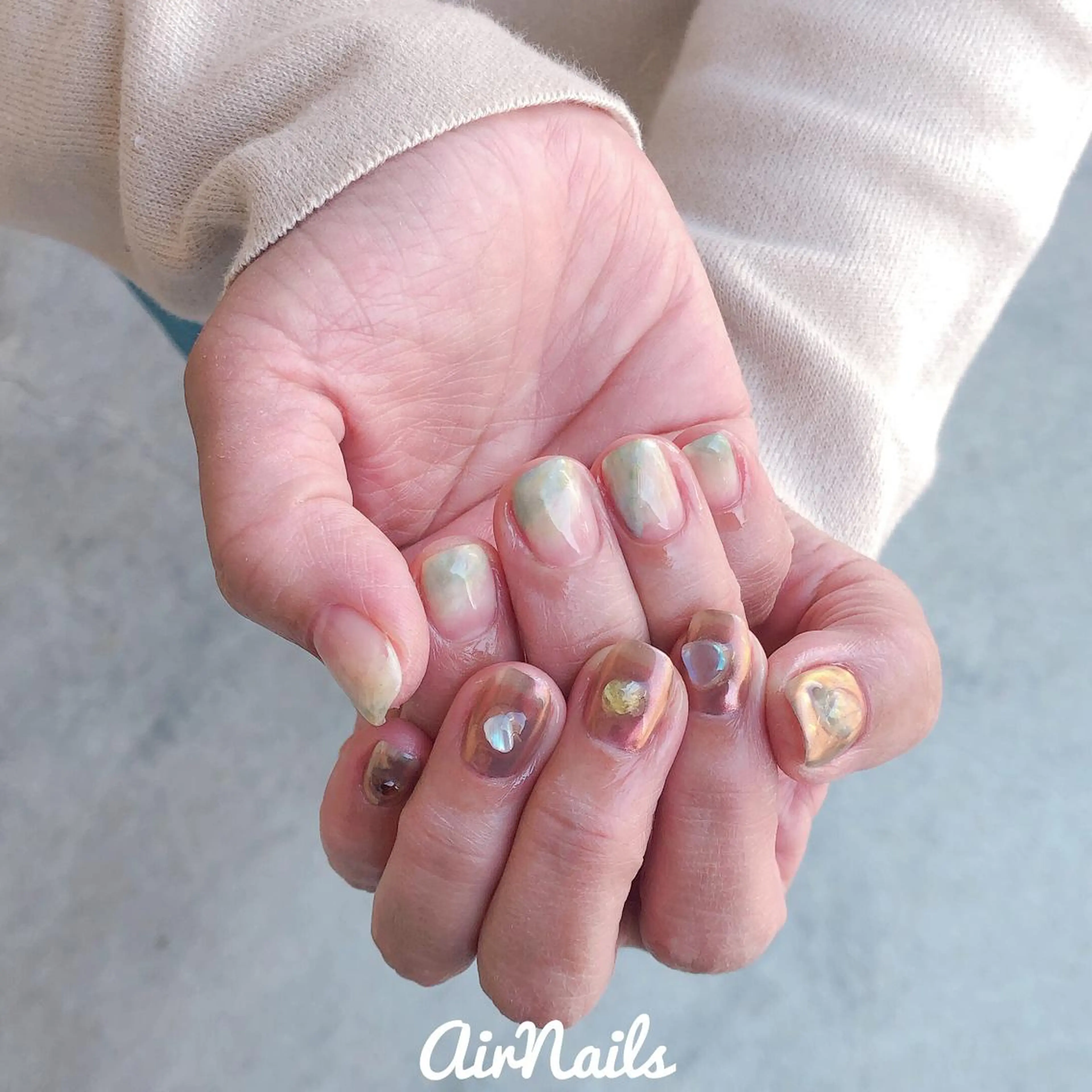 ネイル ハンドネイル フットネイル ♡ airnails ♡のネイルデザイン