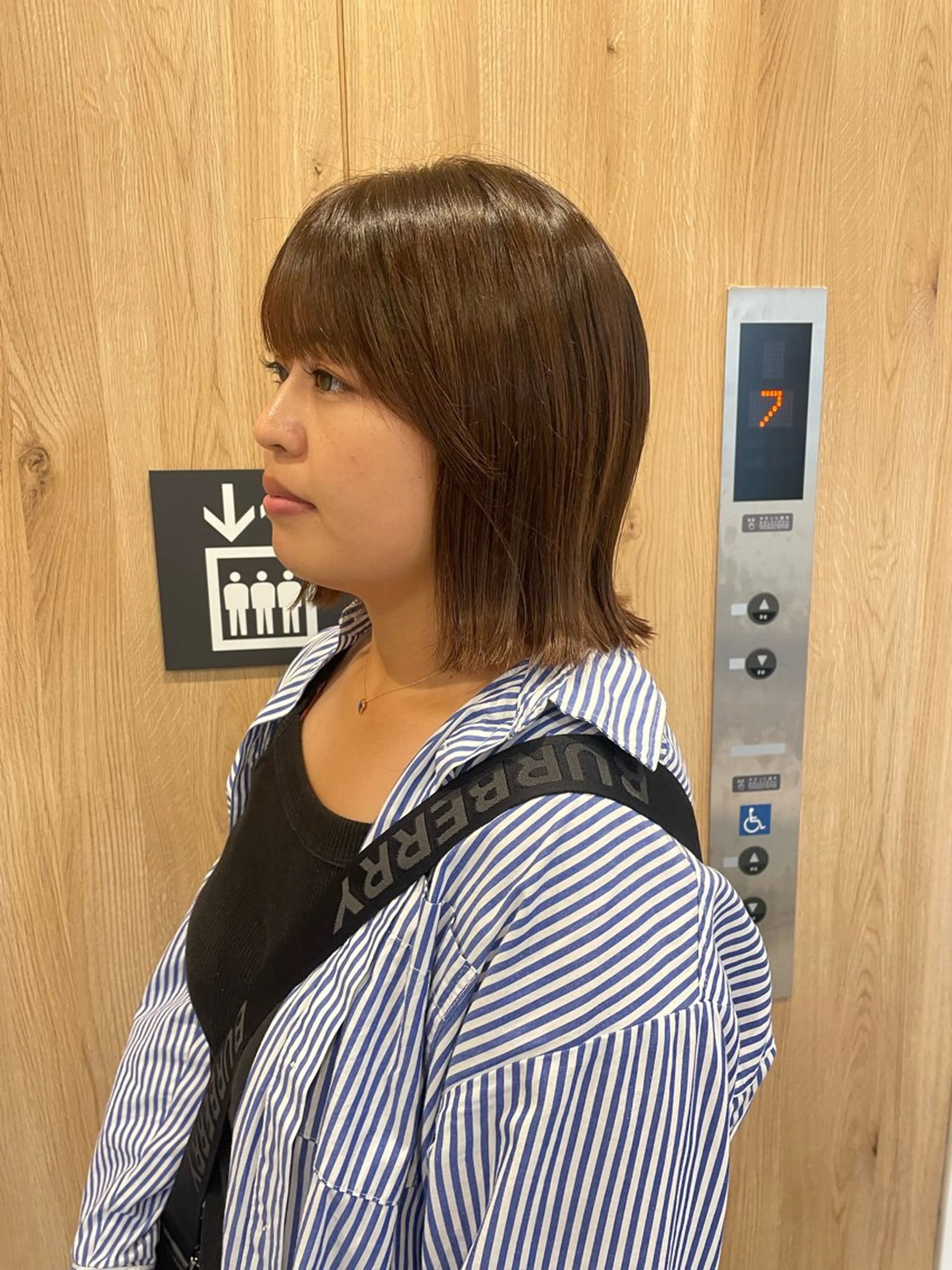 tsuki /天王寺 /カラー/ボブカットのヘアスタイル