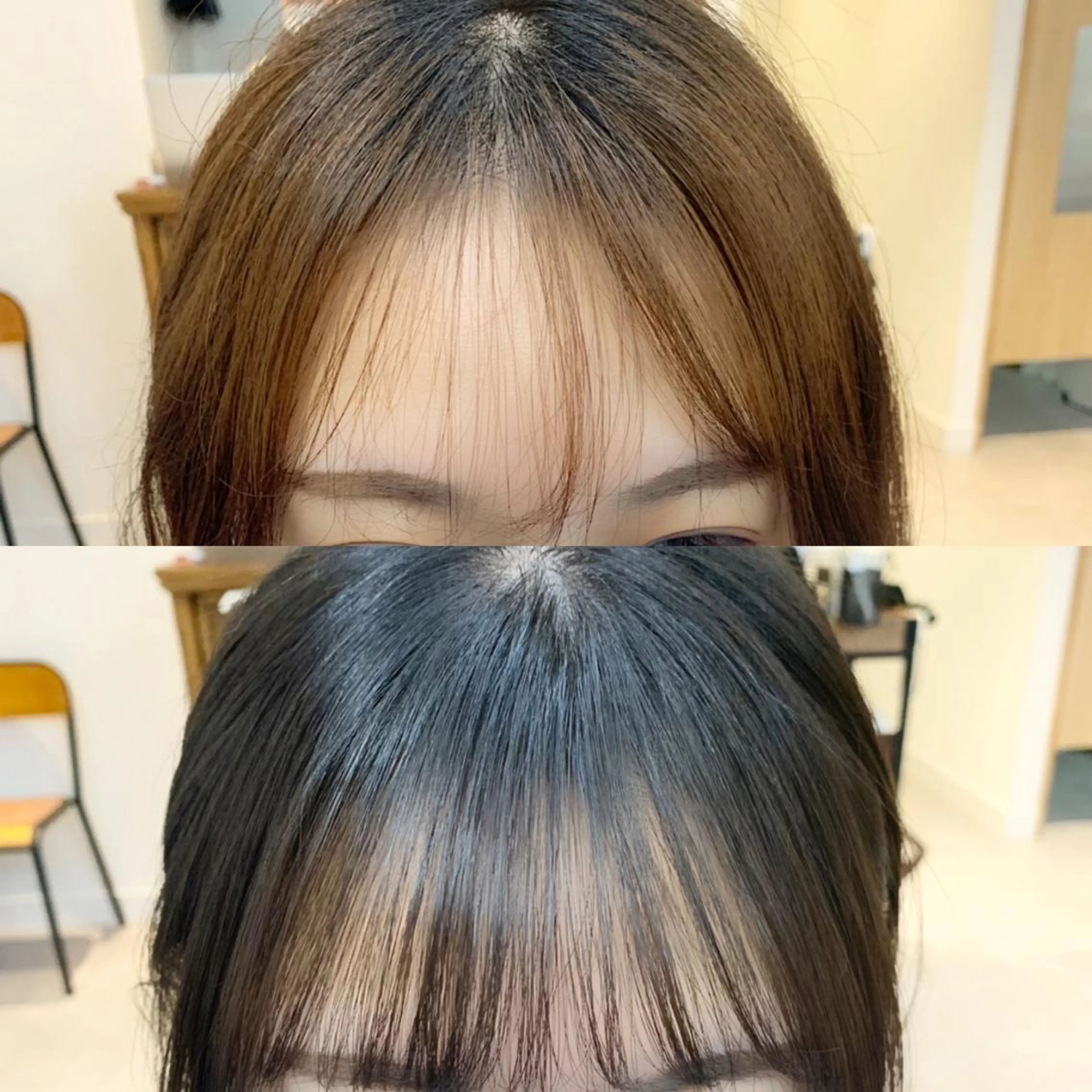 ミディアム カラー パーマ ヘアアレンジ メンズ キッズ ネイル マツエク・マツパ アイブロウ レイヤーカット 🌿透け感カラーのヘアスタイル