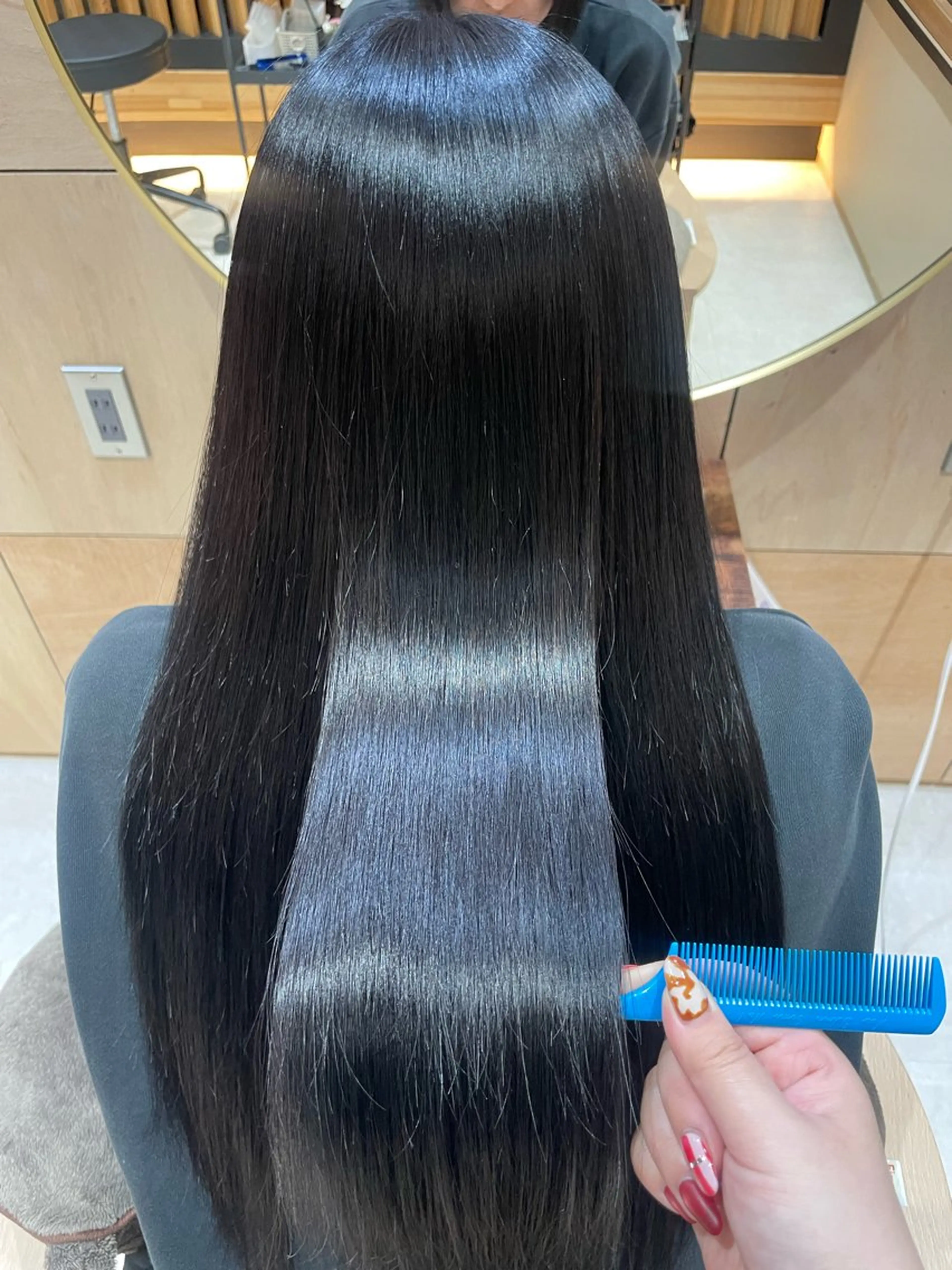 【🌀うねりや広がりが気になる方必見‼️】髪質改善SQUTE（スクテ）カラー+5stepバイカルテトリートメント🧴🩵の写真