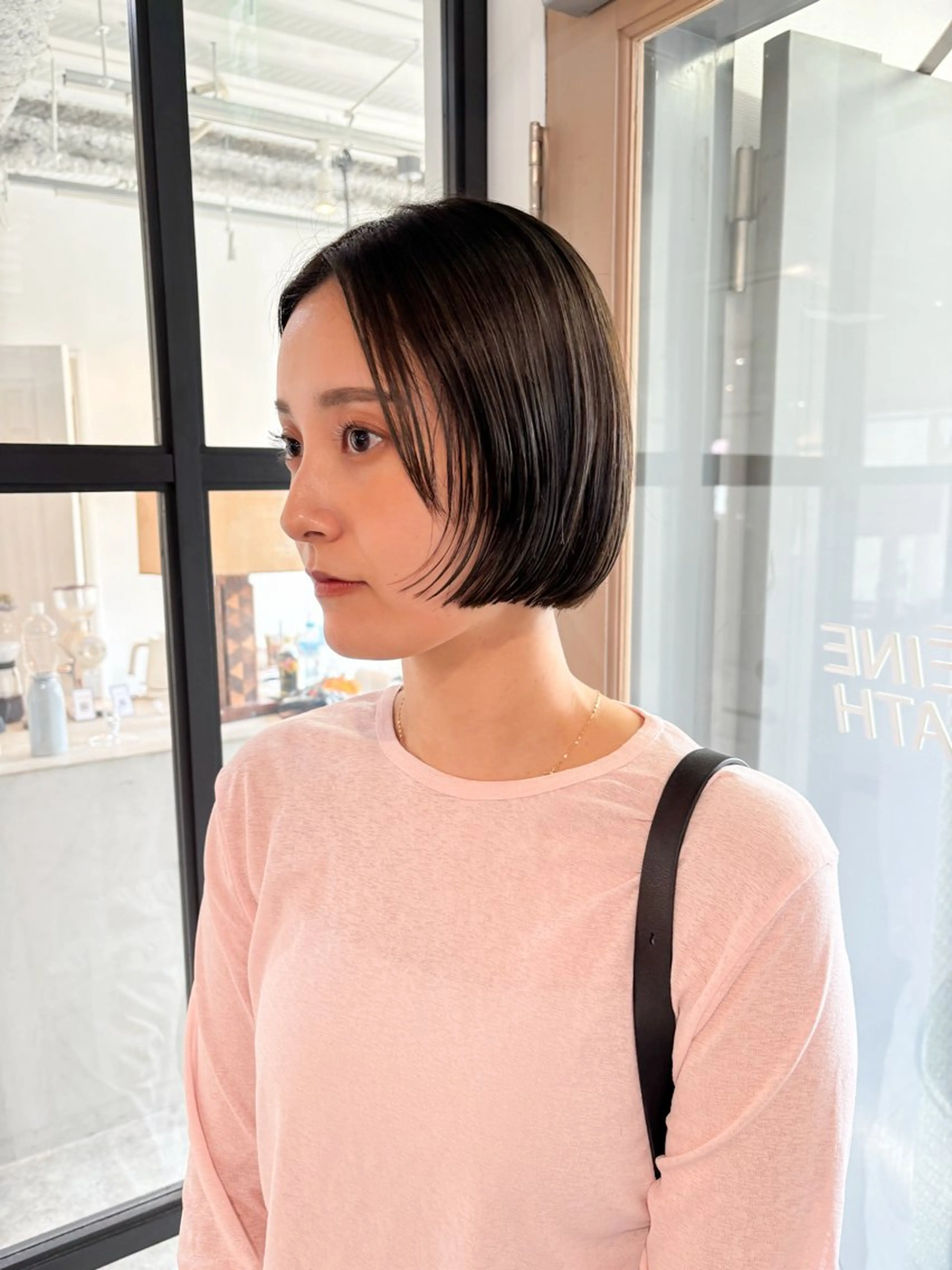 ショート カラー ボブ カット ヘアカラー トリートメント Takuma Suzuki中目黒のヘアスタイル