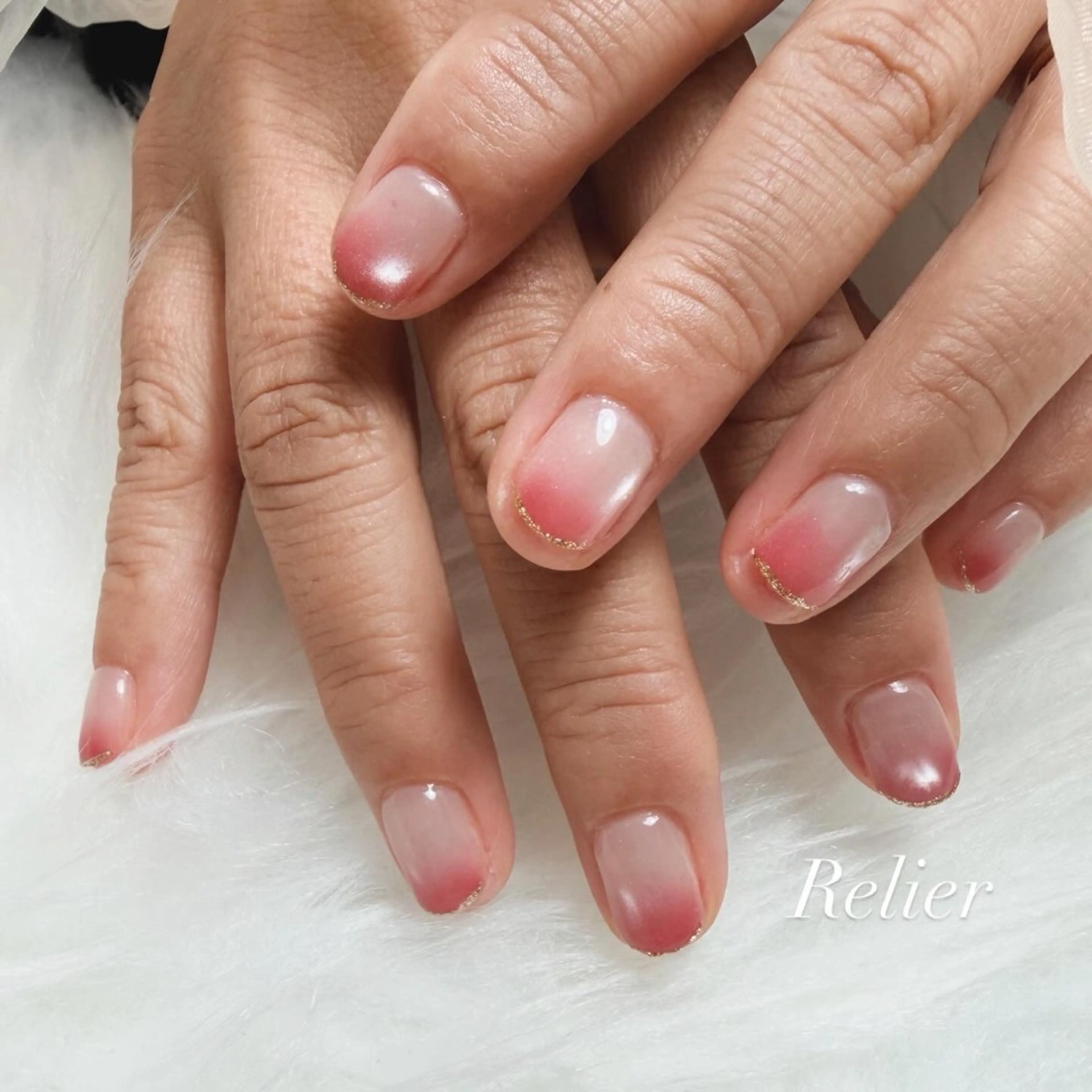 グラデーション(ラメ変更可)(ベースカラー有)の写真