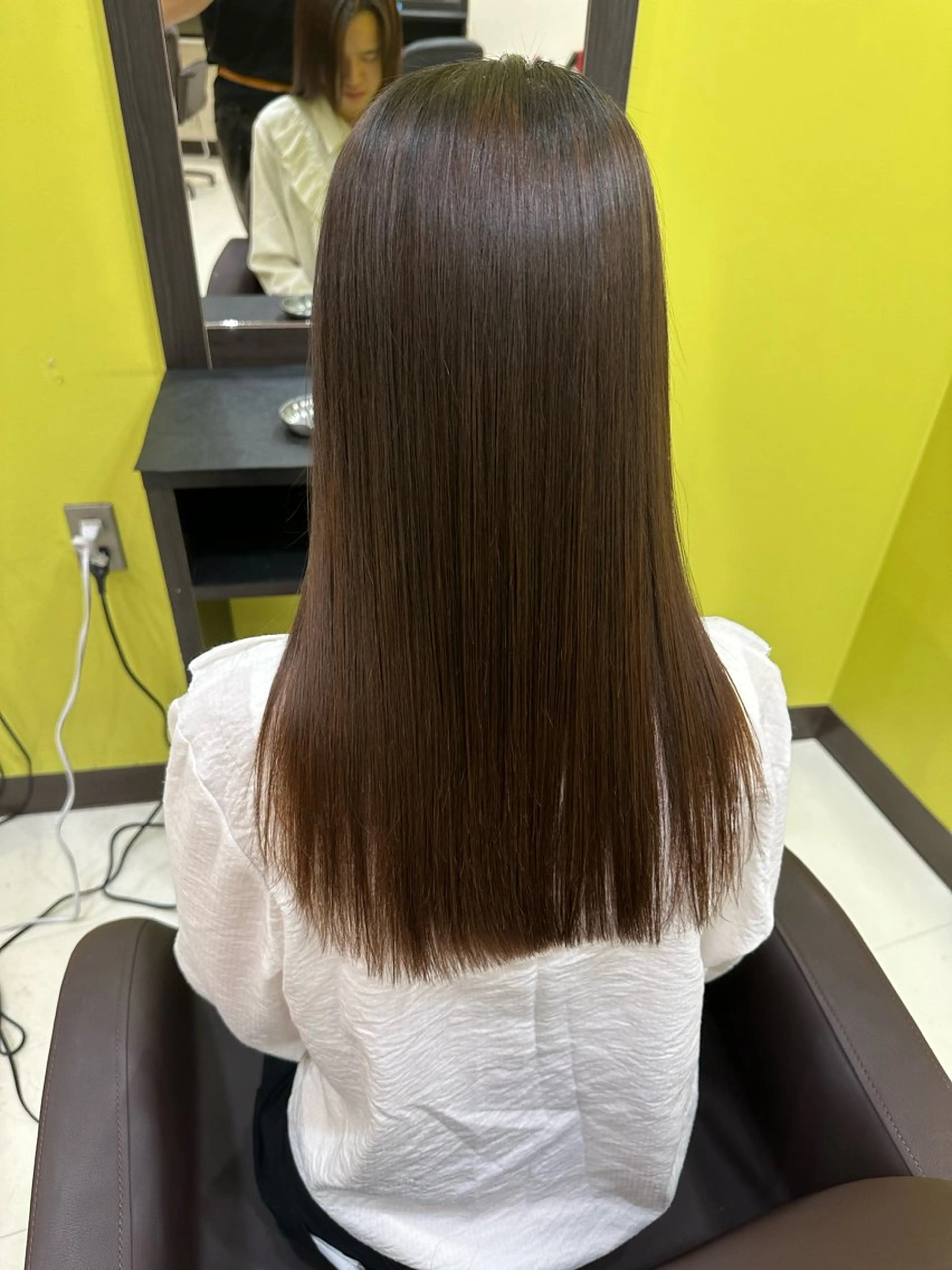 ロング 縮毛矯正 Riku/神戸 三宮/トレンドヘアのヘアスタイル