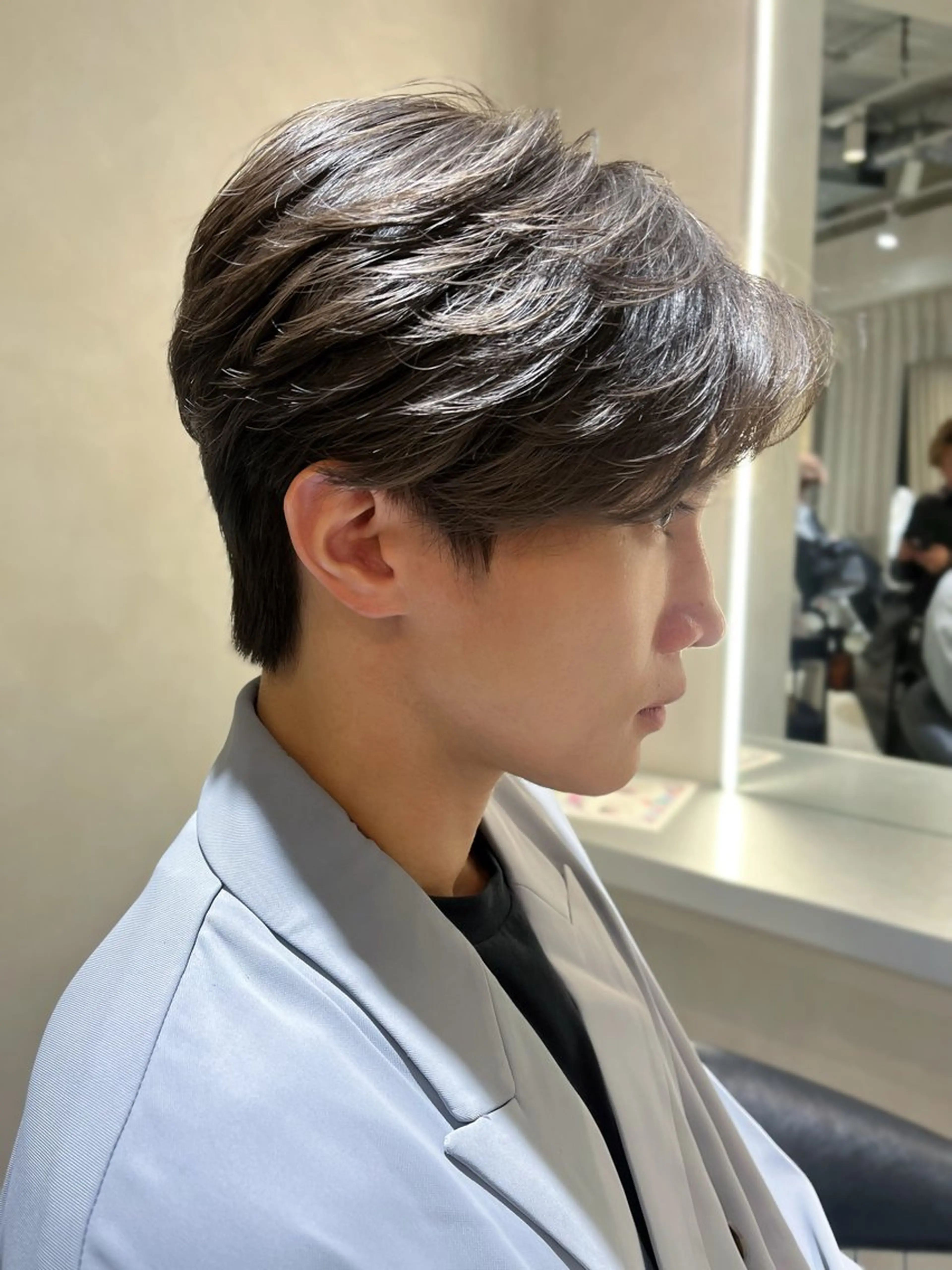 メンズカット＋パーマ（カルマ/ニュアンス/フェザー）＋ダウンパーマの写真