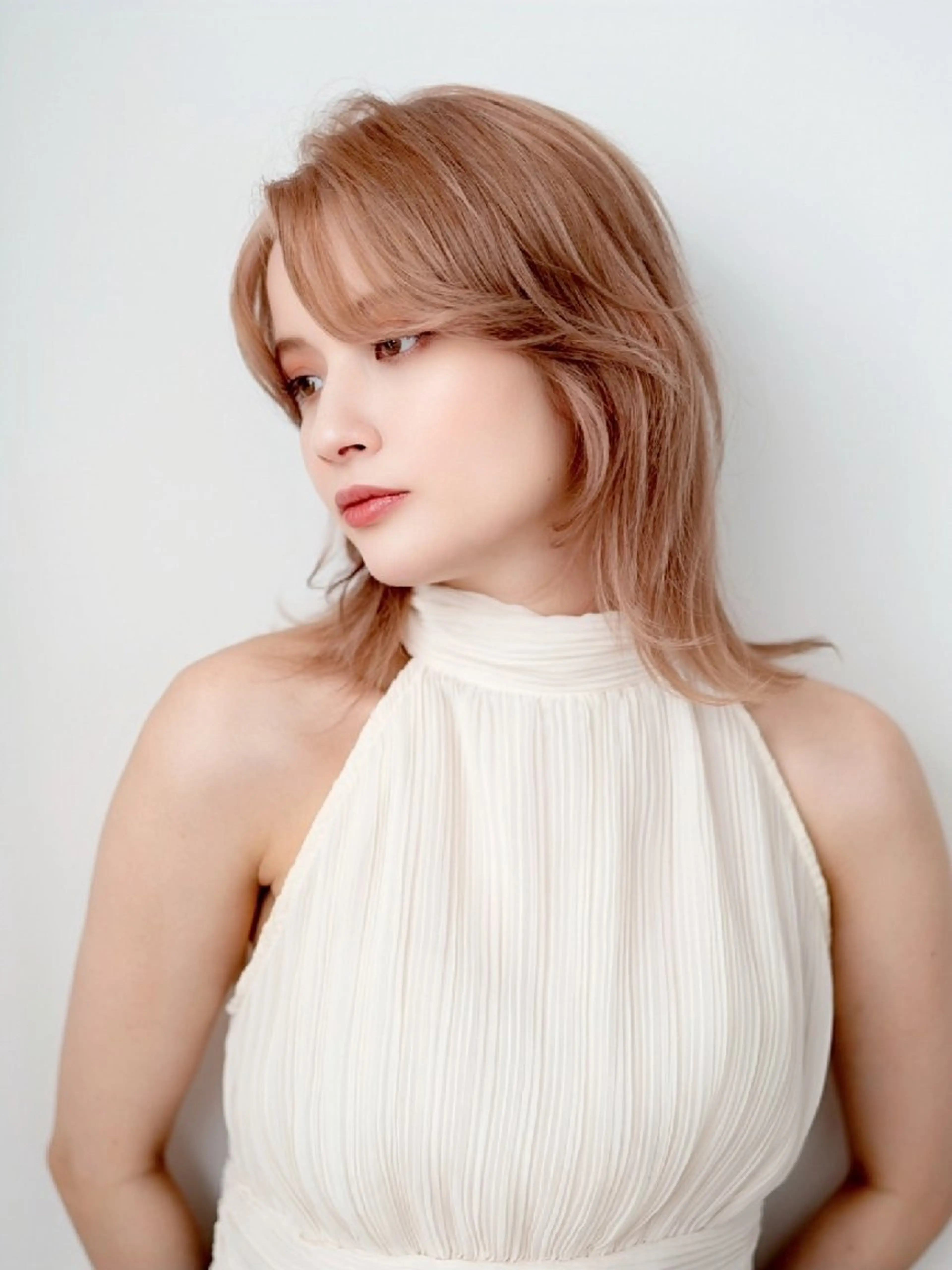 ミディアム カット ヘアカラー トリートメント 睡眠ヘッドスパ🛀 /恵比寿noce✂︎のヘアスタイル