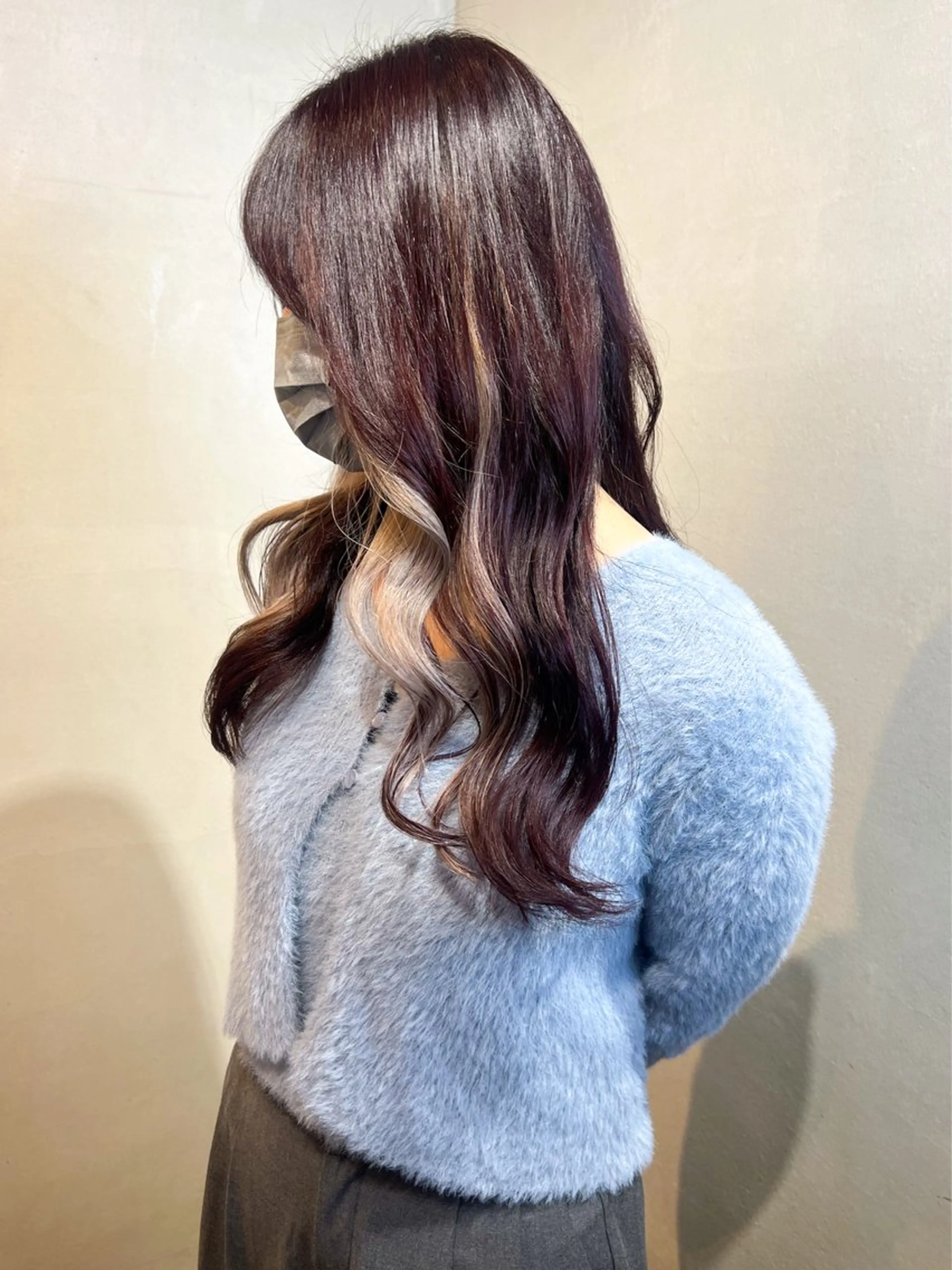 ミディアム カラー カット ヘアカラー トリートメント Aya/四条烏丸/ インナーカラーのヘアスタイル