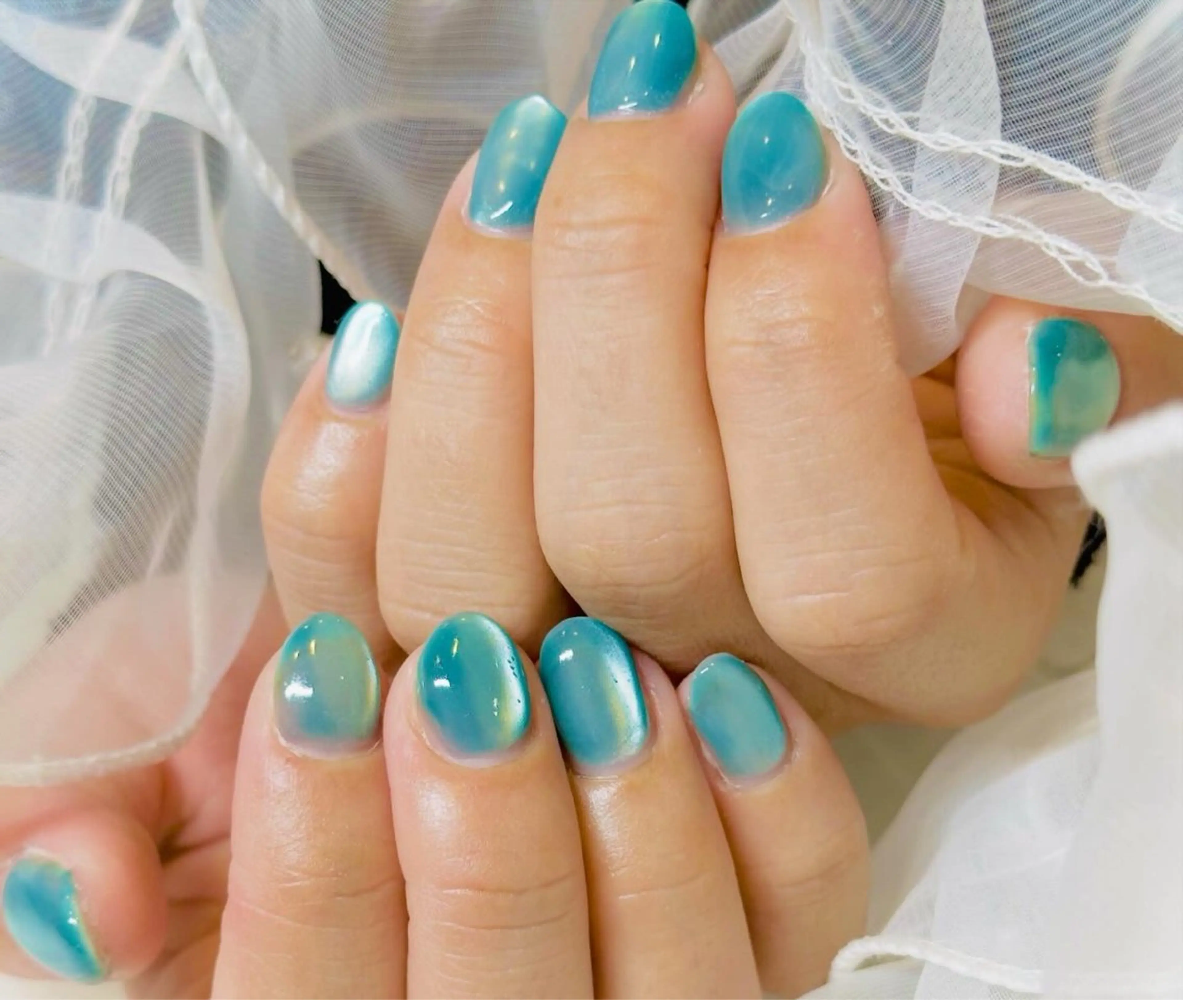 ネイル マグネットネイル ハンドネイル 田端 笑理菜のネイルデザイン