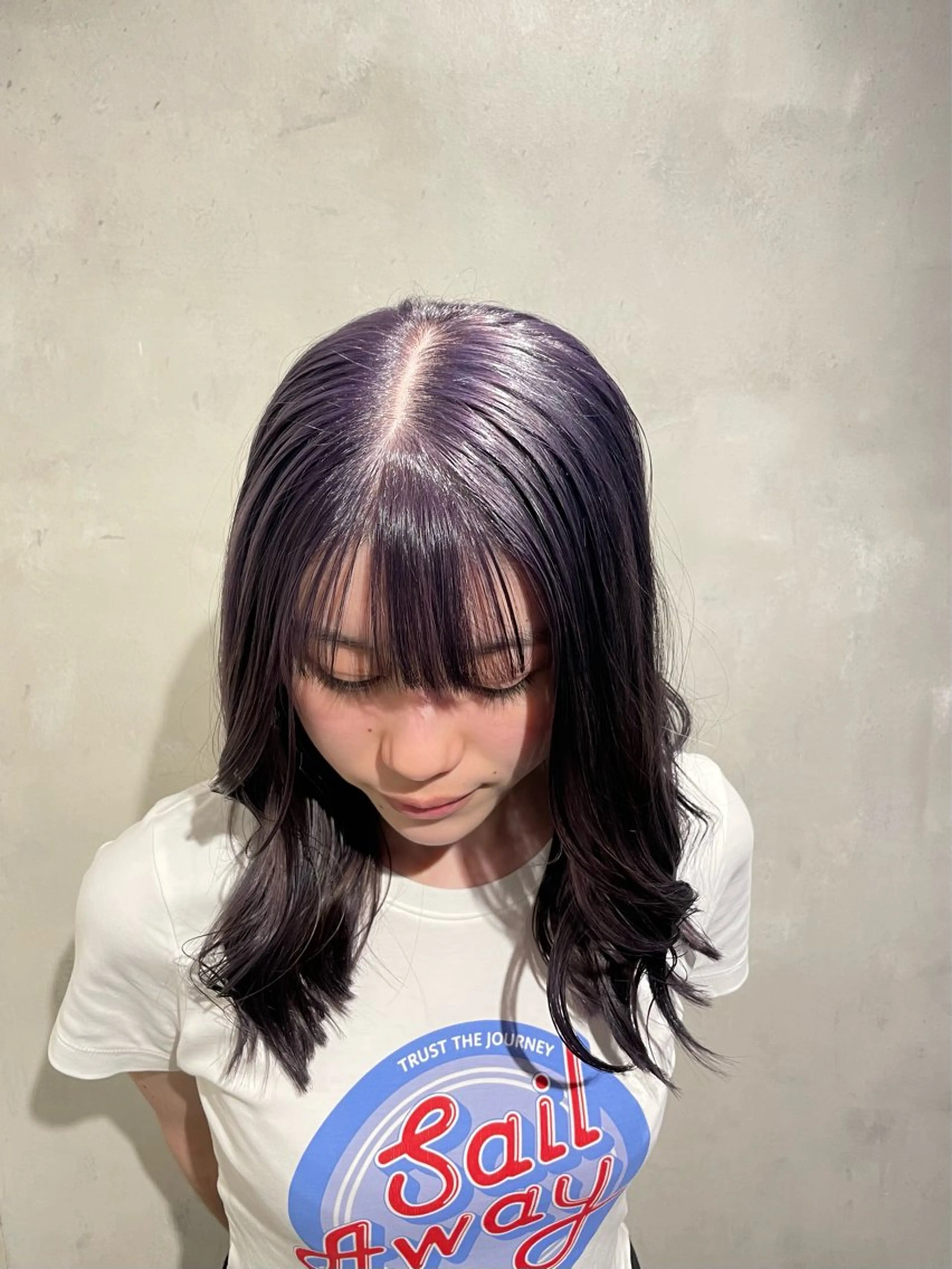 セミロング カット ヘアカラー EIGHT　サイショ ミズキのヘアスタイル