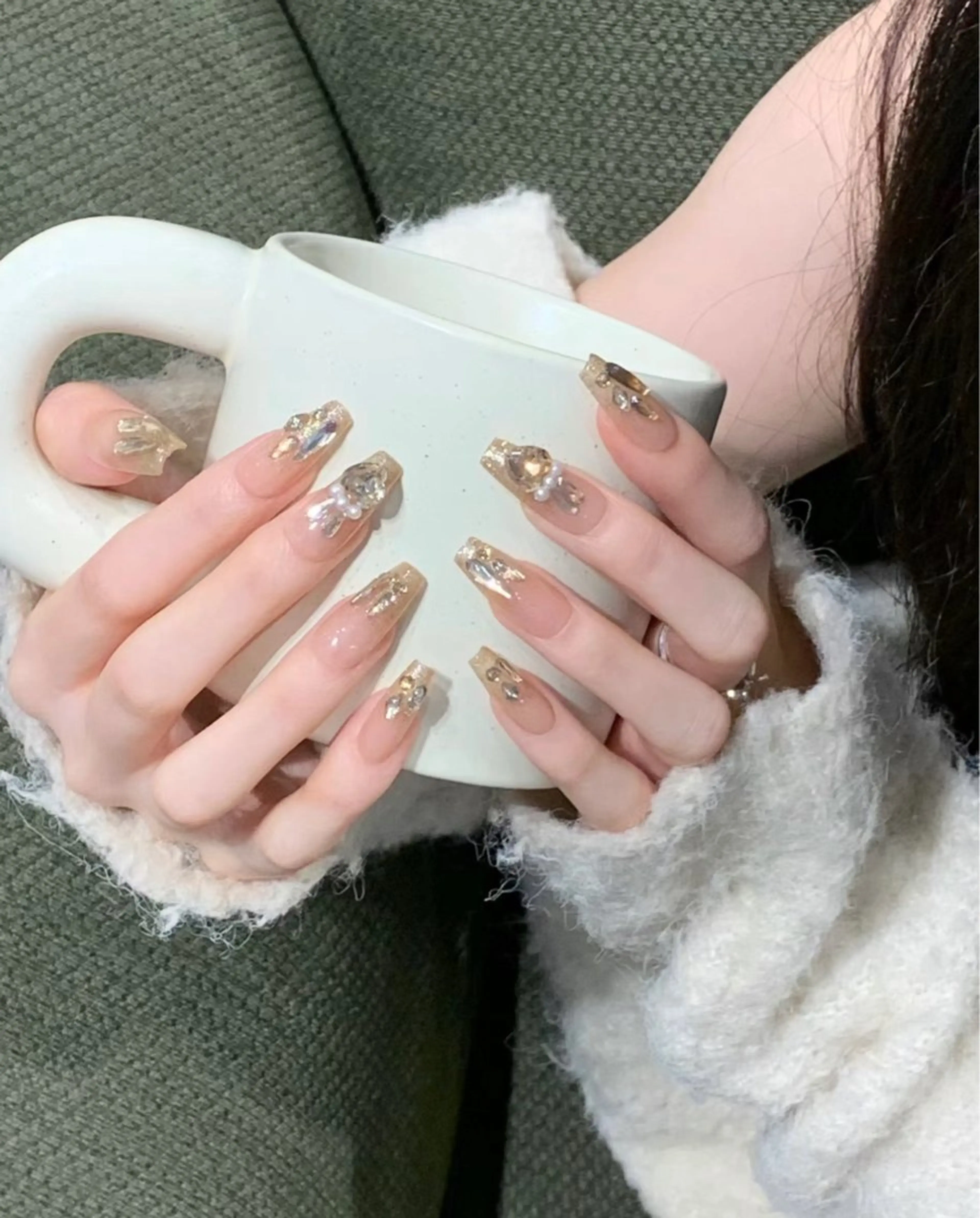 ネイル ハンドネイル 長さだし専門店 ROKANAILのネイルデザイン