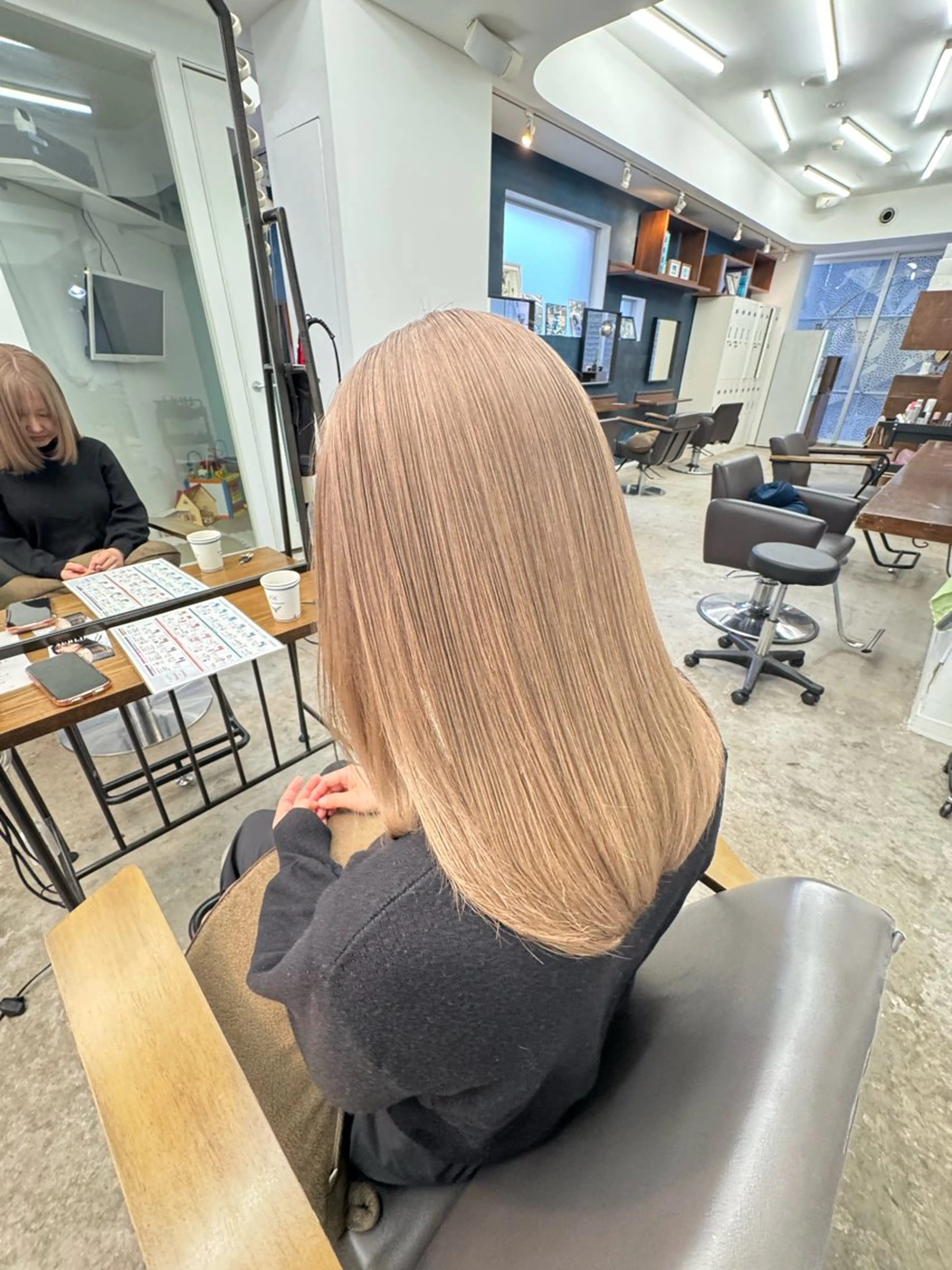 セミロング カット ヘアカラー トリートメント 笠原 健人のヘアスタイル