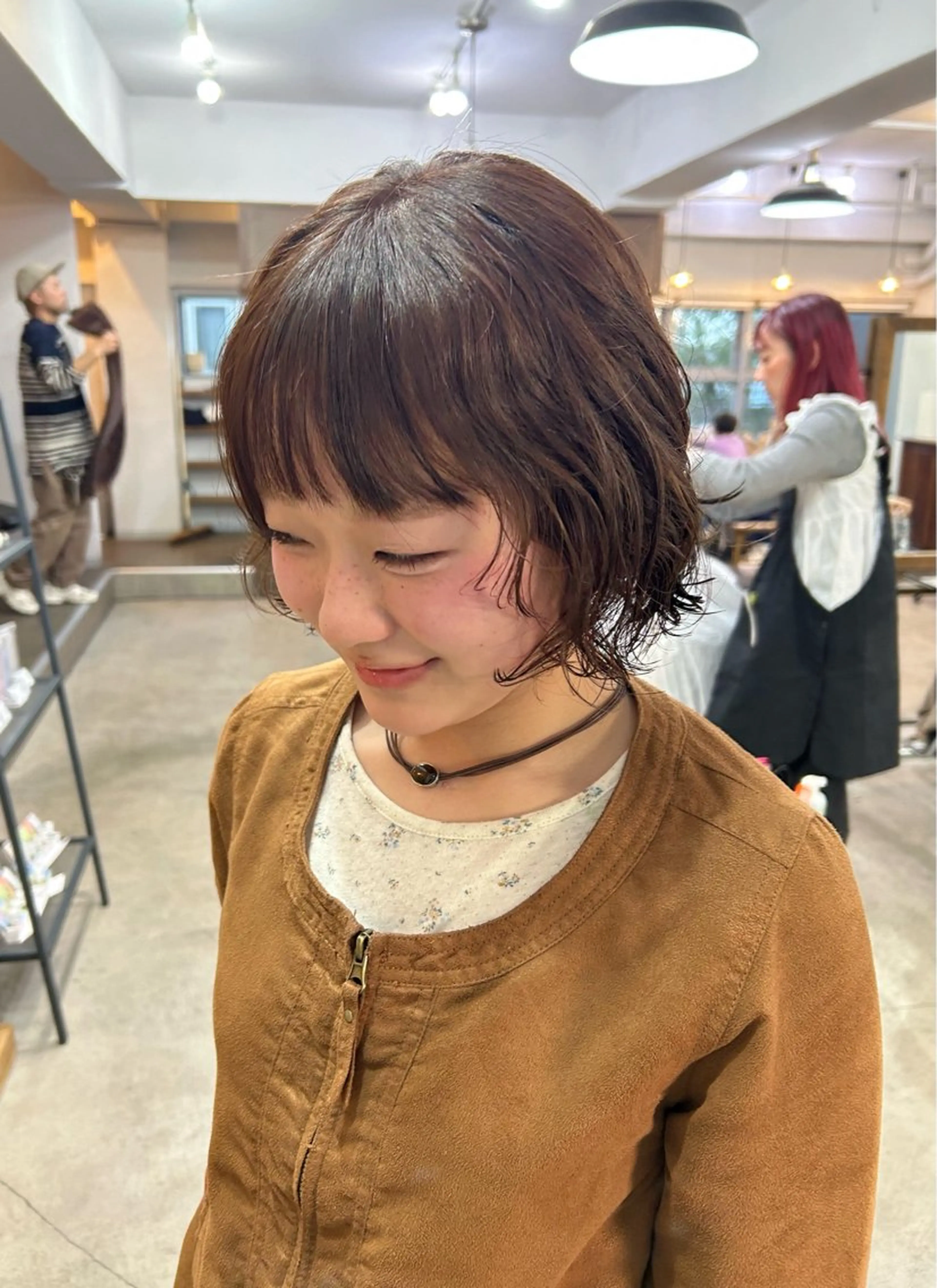 ショート 韓国風ヘア ヘアカラー 本澤 朋香のヘアスタイル