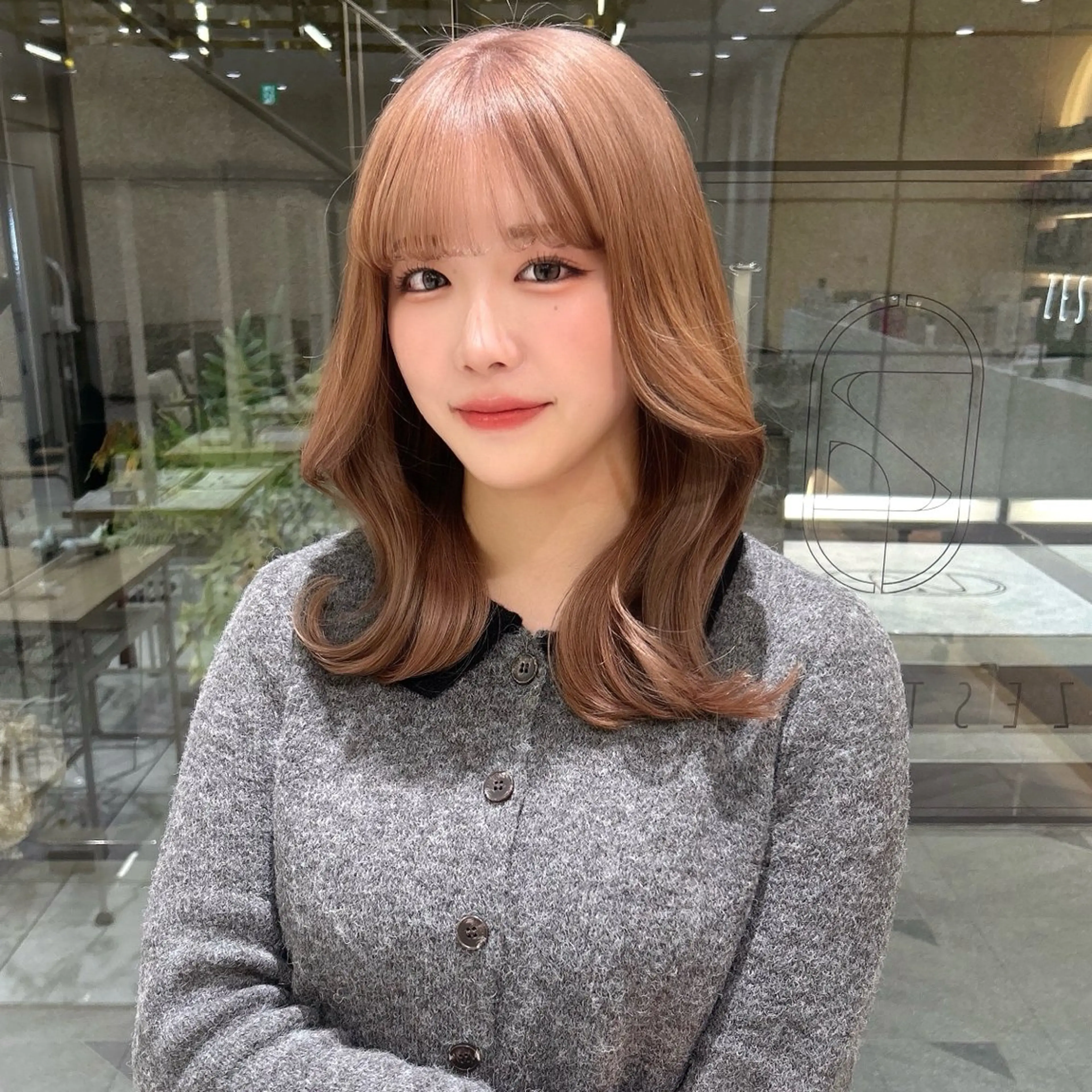 ロング カラー カット ヘアカラー トリートメント 🇰🇷韓国スタイル /束間まつげ🎀ミキのヘアスタイル