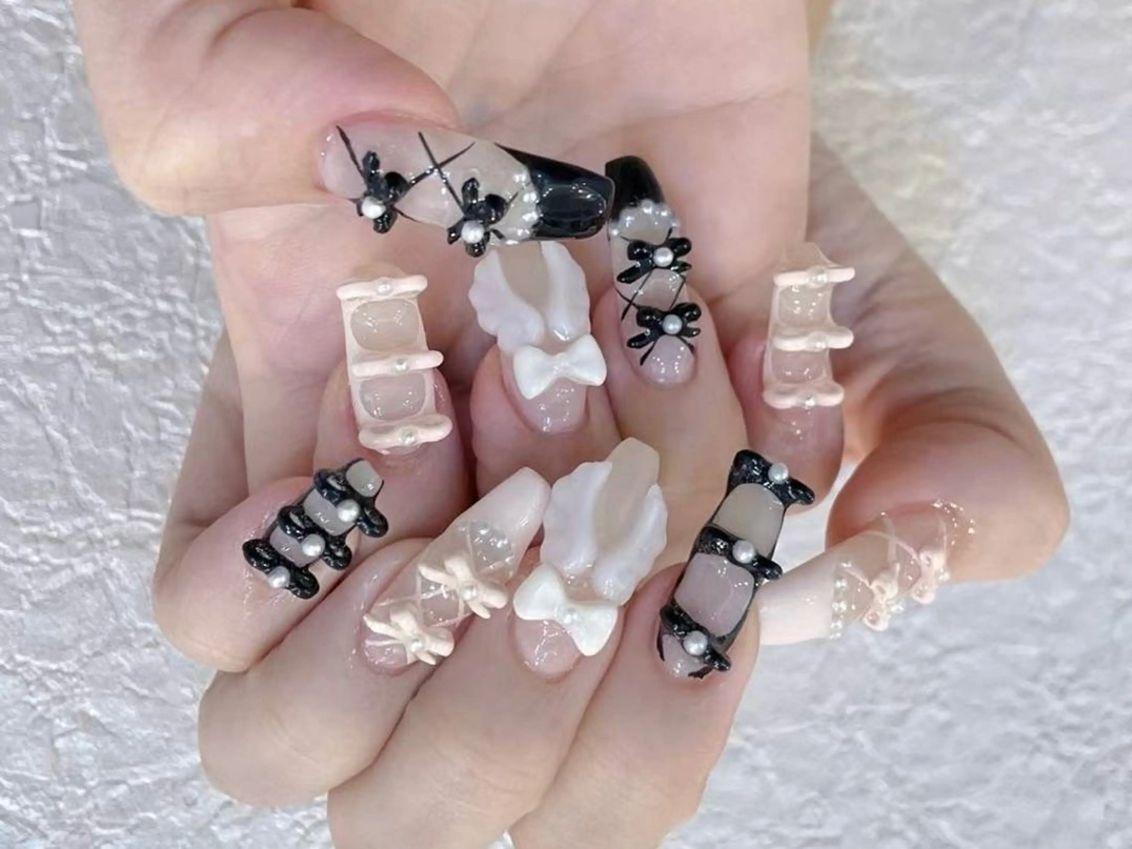 ネイル アートネイル フラワーネイル フットネイル ジェルネイル マグネットネイル Babarla Nailのネイルデザイン