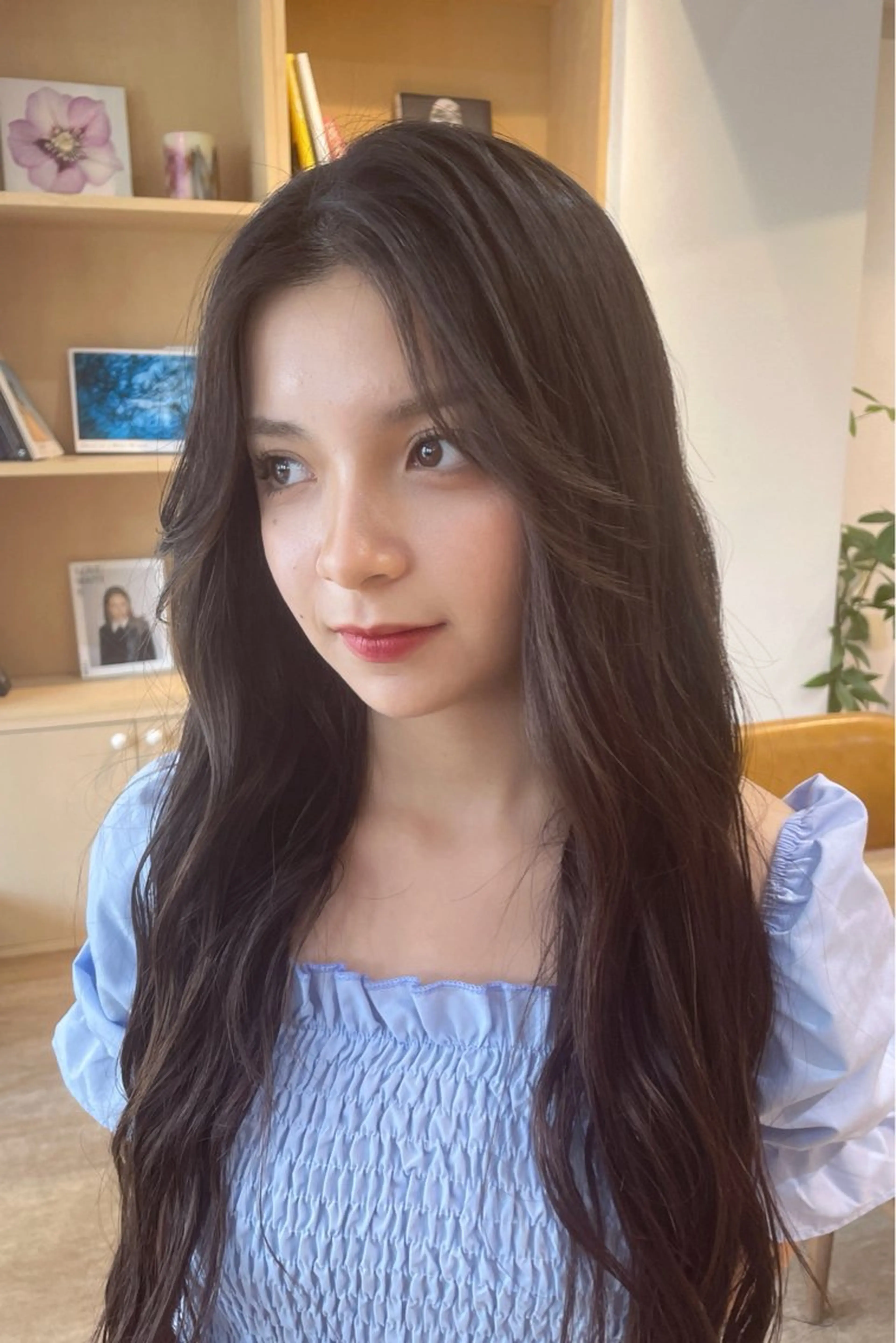 ロング カラー パーマ 髪質改善/似合わせ レイヤー/AYUMUのヘアスタイル