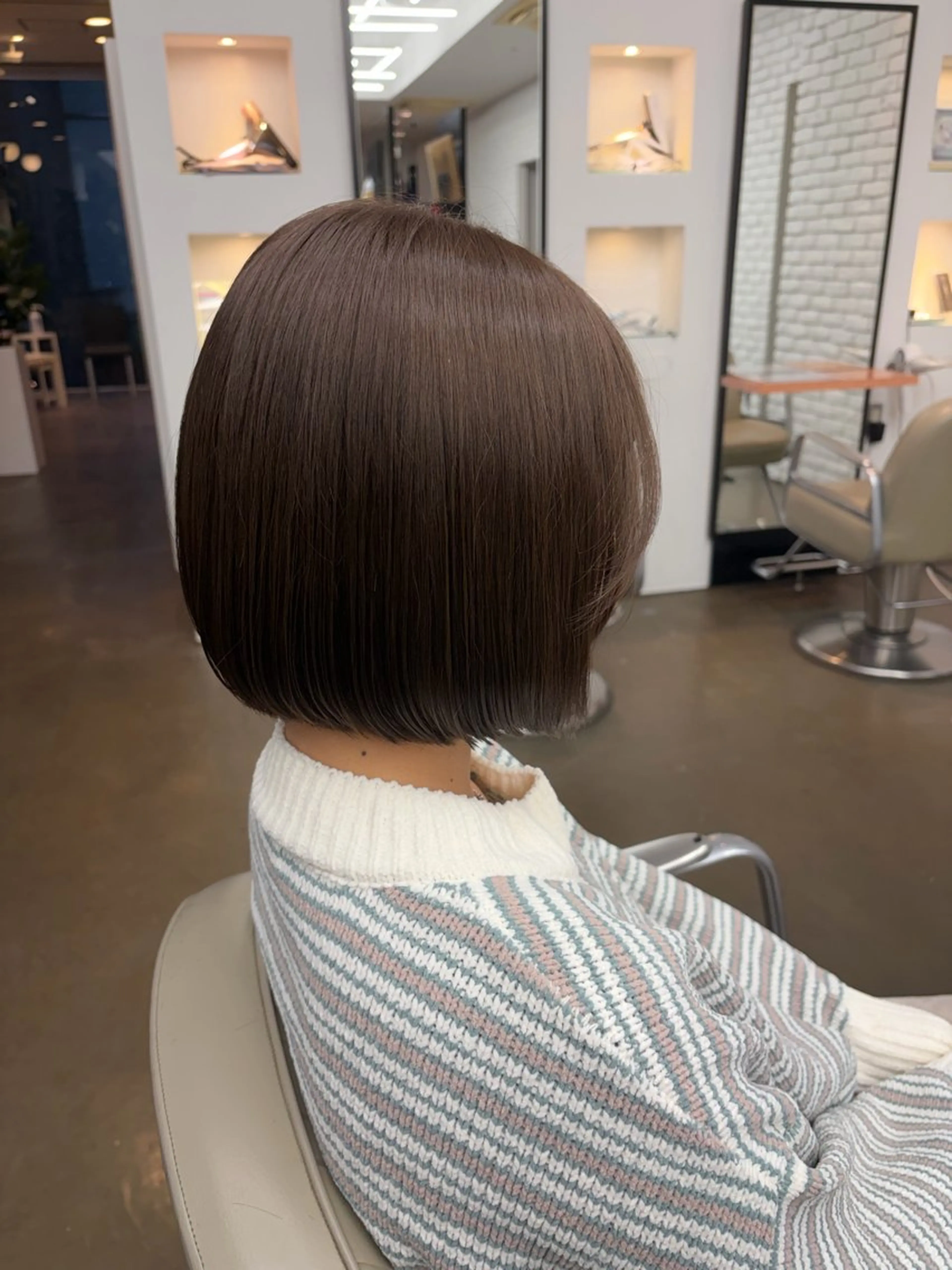 ショート ボブ 🎧ayaka/ボブ /透明感カラー🩵のヘアスタイル