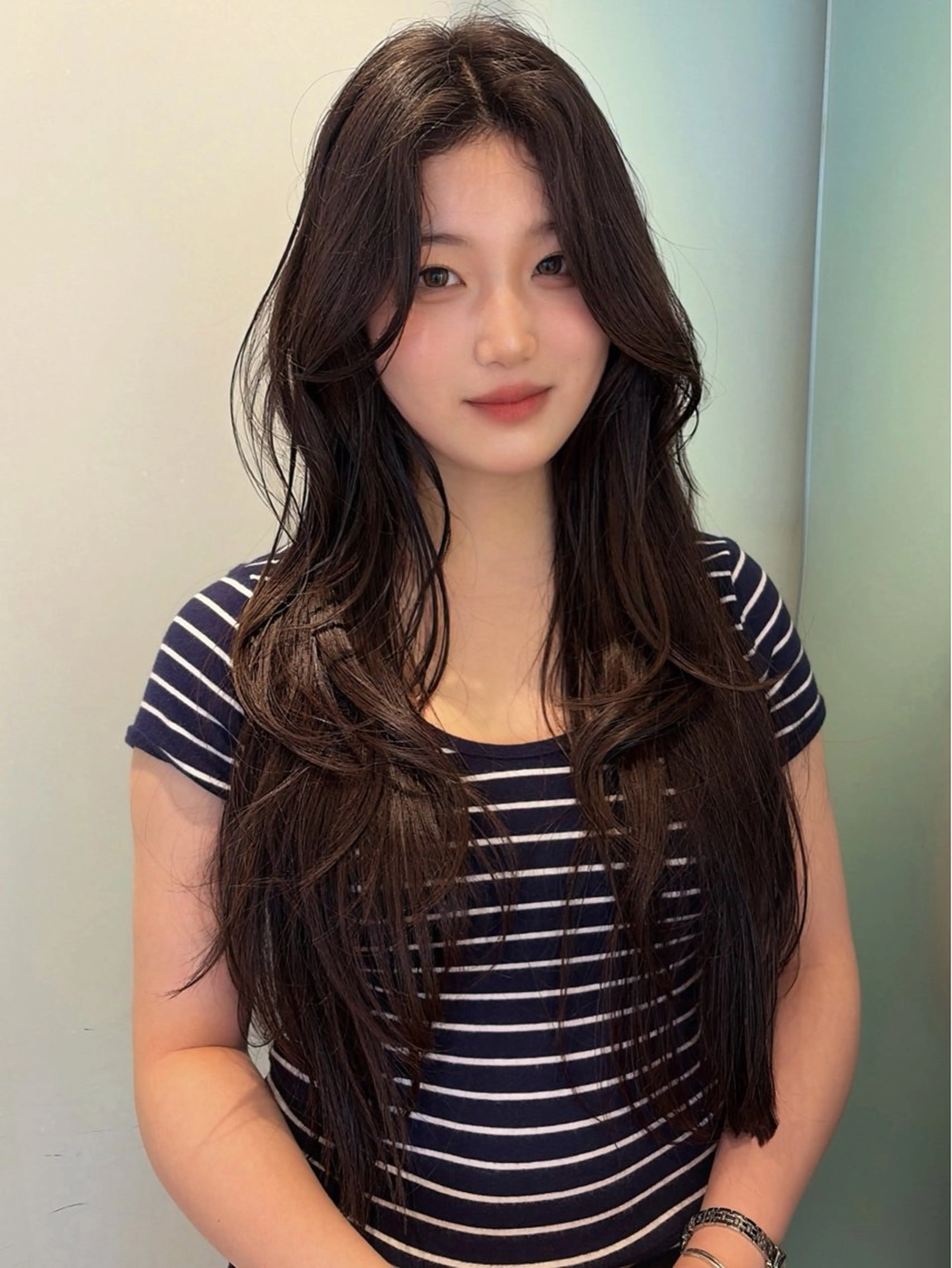 ロング レイヤーカット 高山沙来/ストレート パーマ特化/縮毛矯正のヘアスタイル