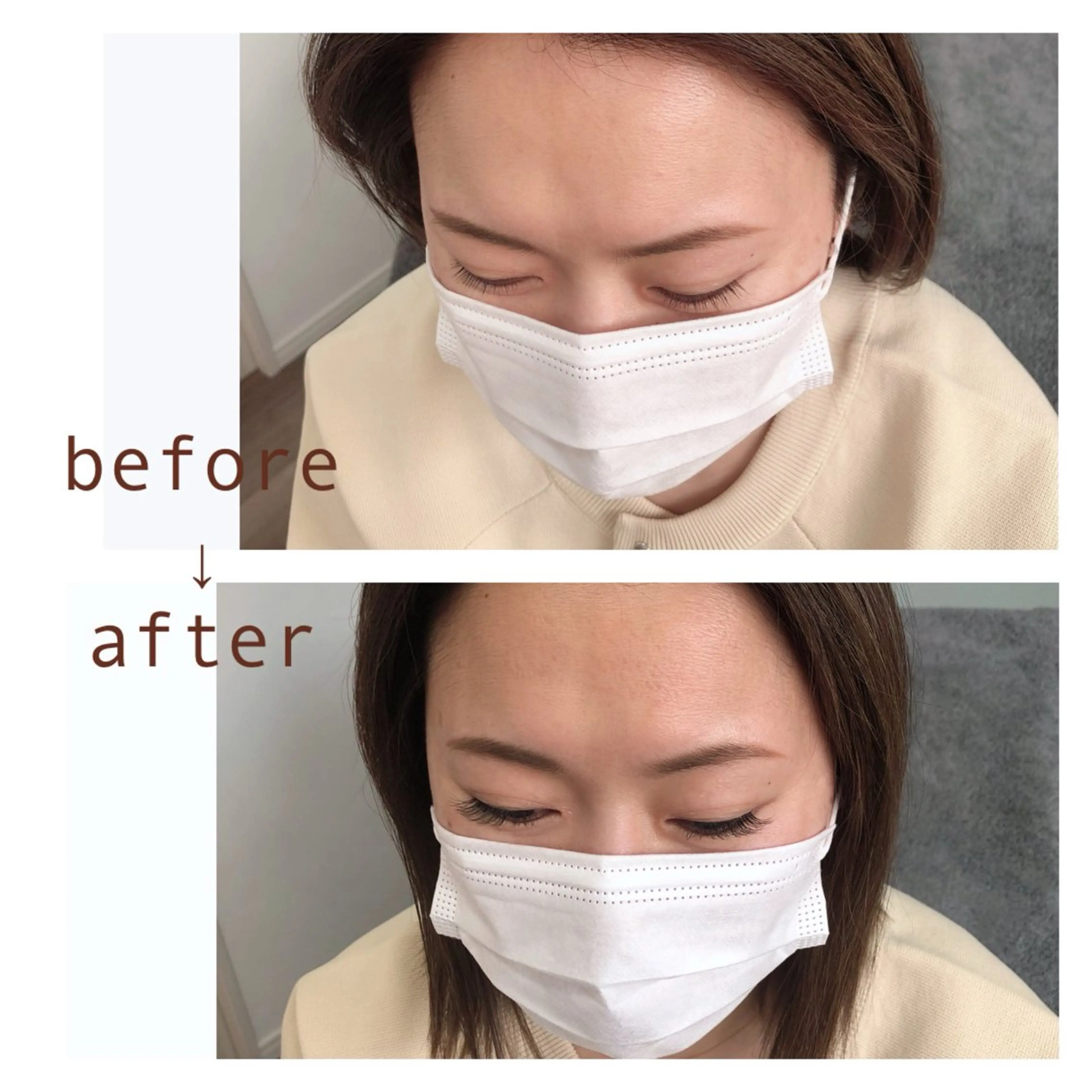 マツエク・マツパ Cカール 目尻長め Enn.eyelash所属・Enn. Risaのマツエク・マツパデザイン