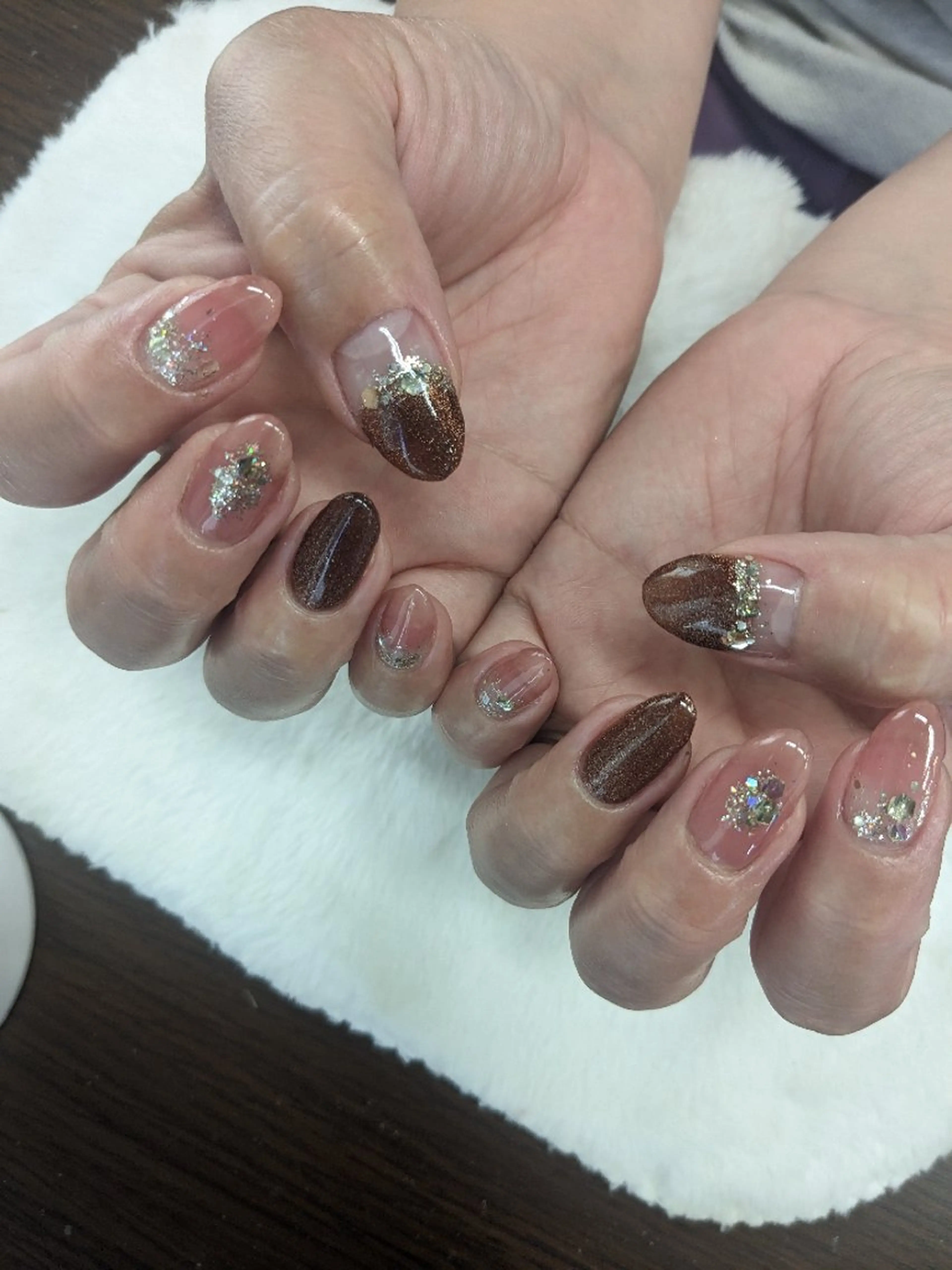 ネイル sanjo 🧸yuki🤎のネイルデザイン