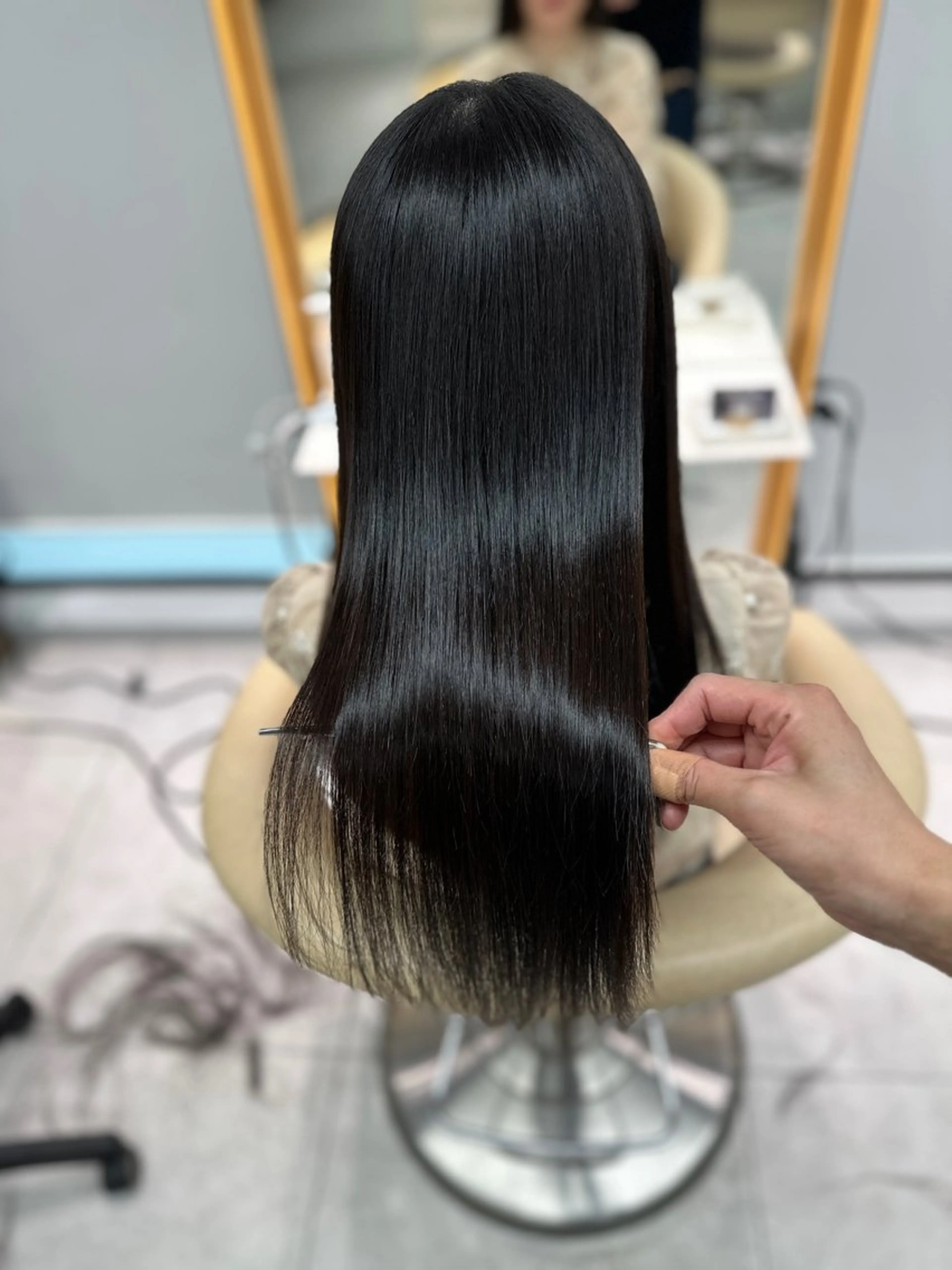 ロング カラー カット 縮毛矯正 トリートメント 《髪質改善✖️オリー ブ🧸》小嶋拓也のヘアスタイル