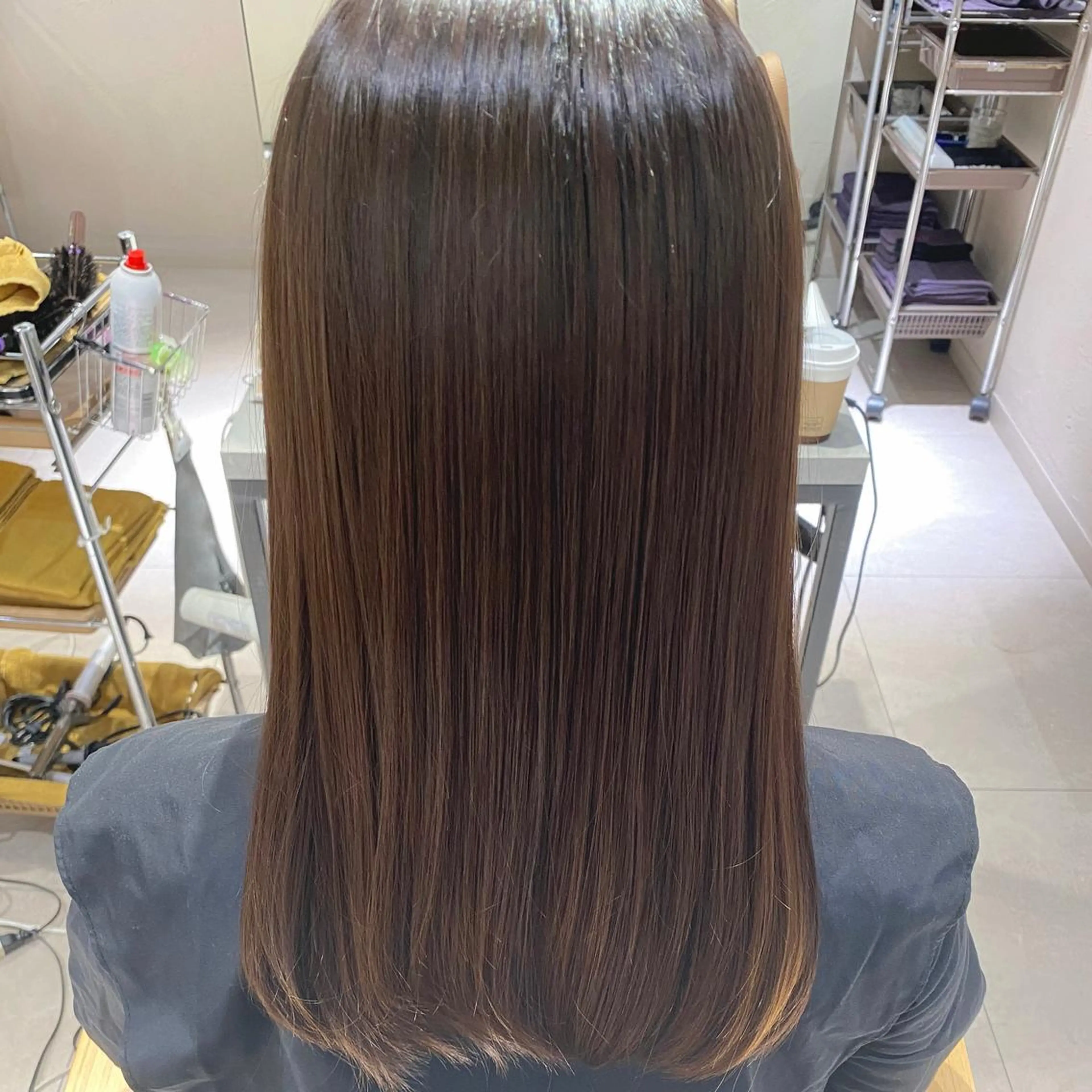 ロング 髪質改善 トリートメント 🎀 Haruna ¦透明感カラー🎀のヘアスタイル